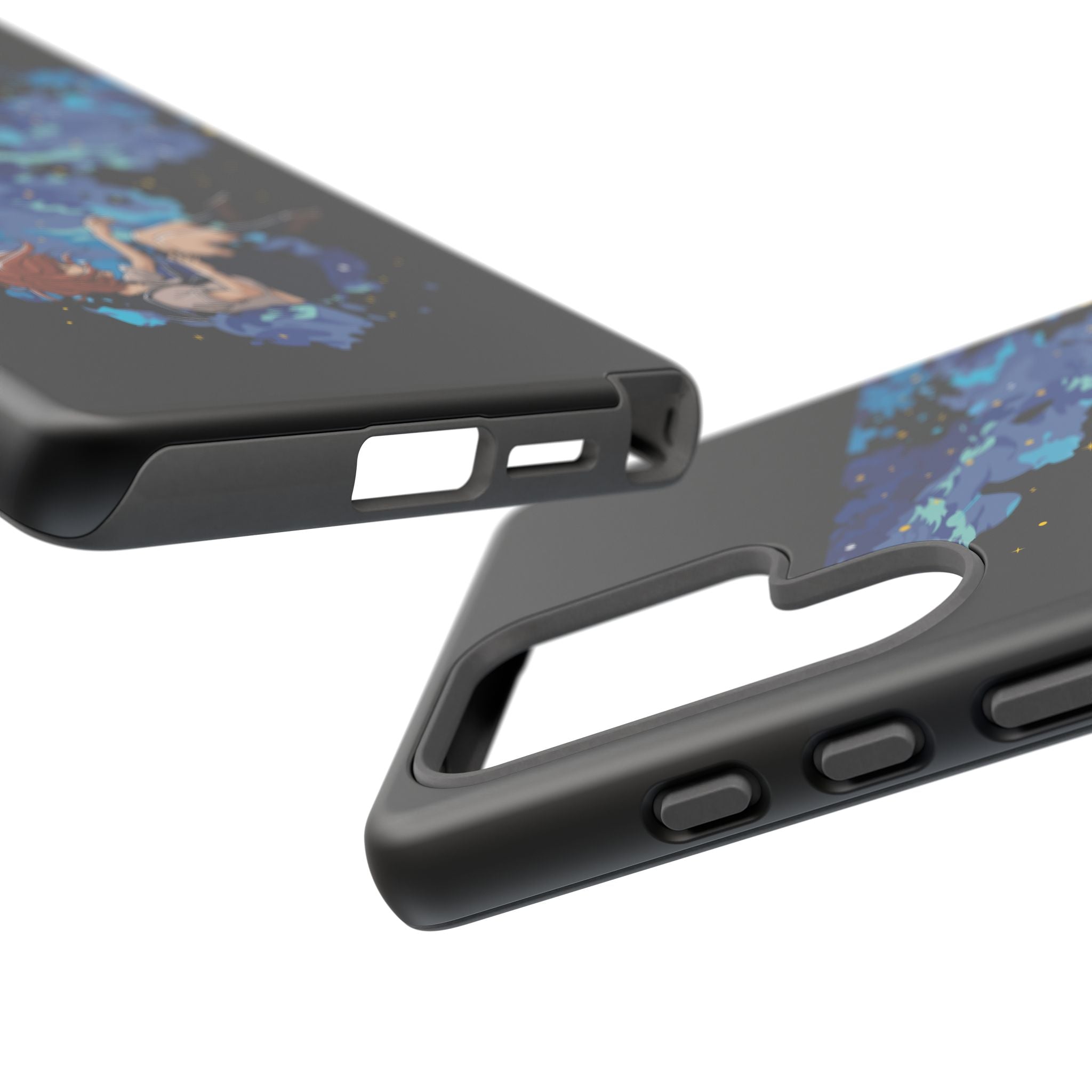 Tough Cases Phone Case - Artistic Galaxy Design, Cute Sleeve for Teens, Gift for Students, Unique Mobile Accessory, Trendy Tech Protection