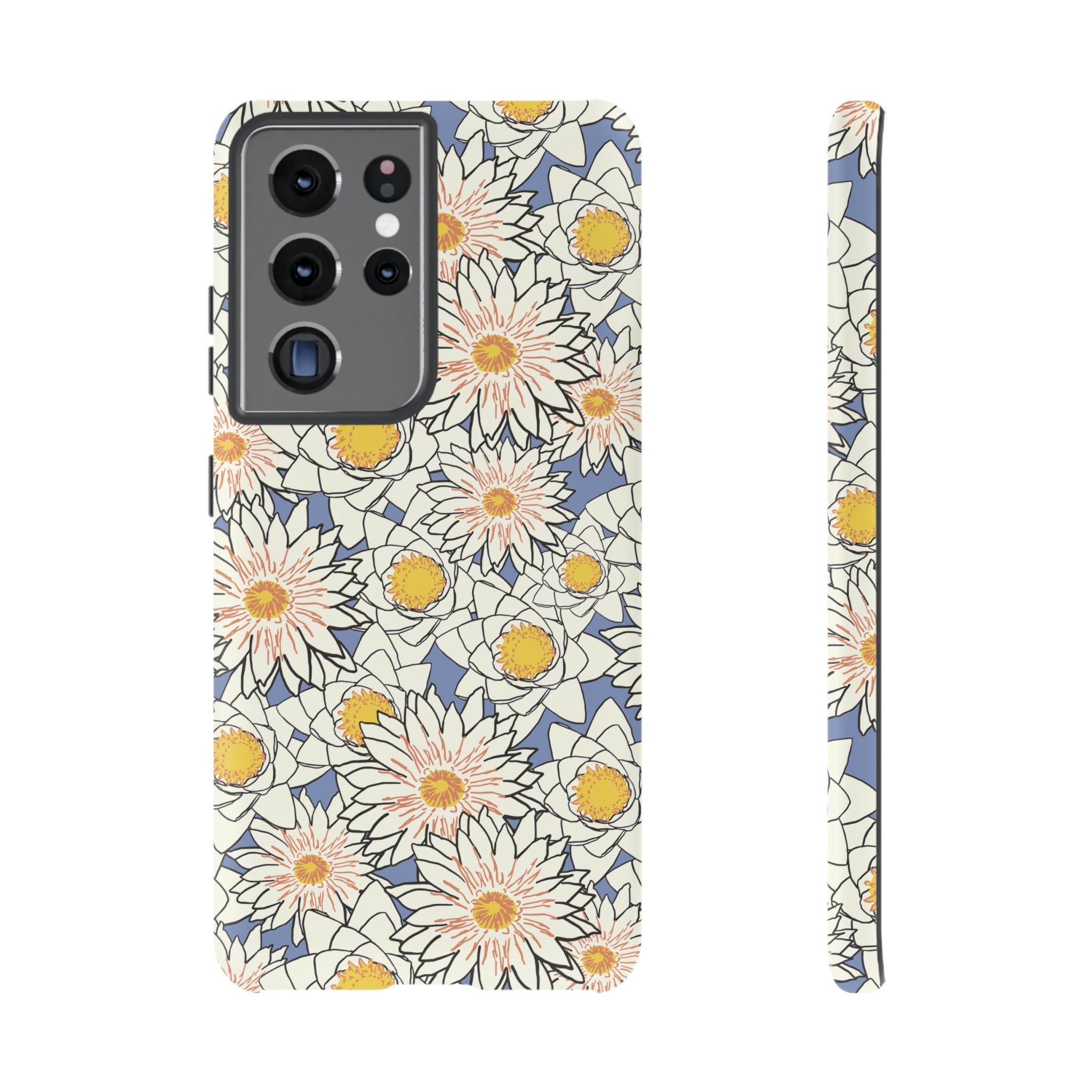 Stylish Phone Case, Floral Protective Cover, Gift for Nature Lovers, Trendy Tech Accessory, Customizable Phone Case