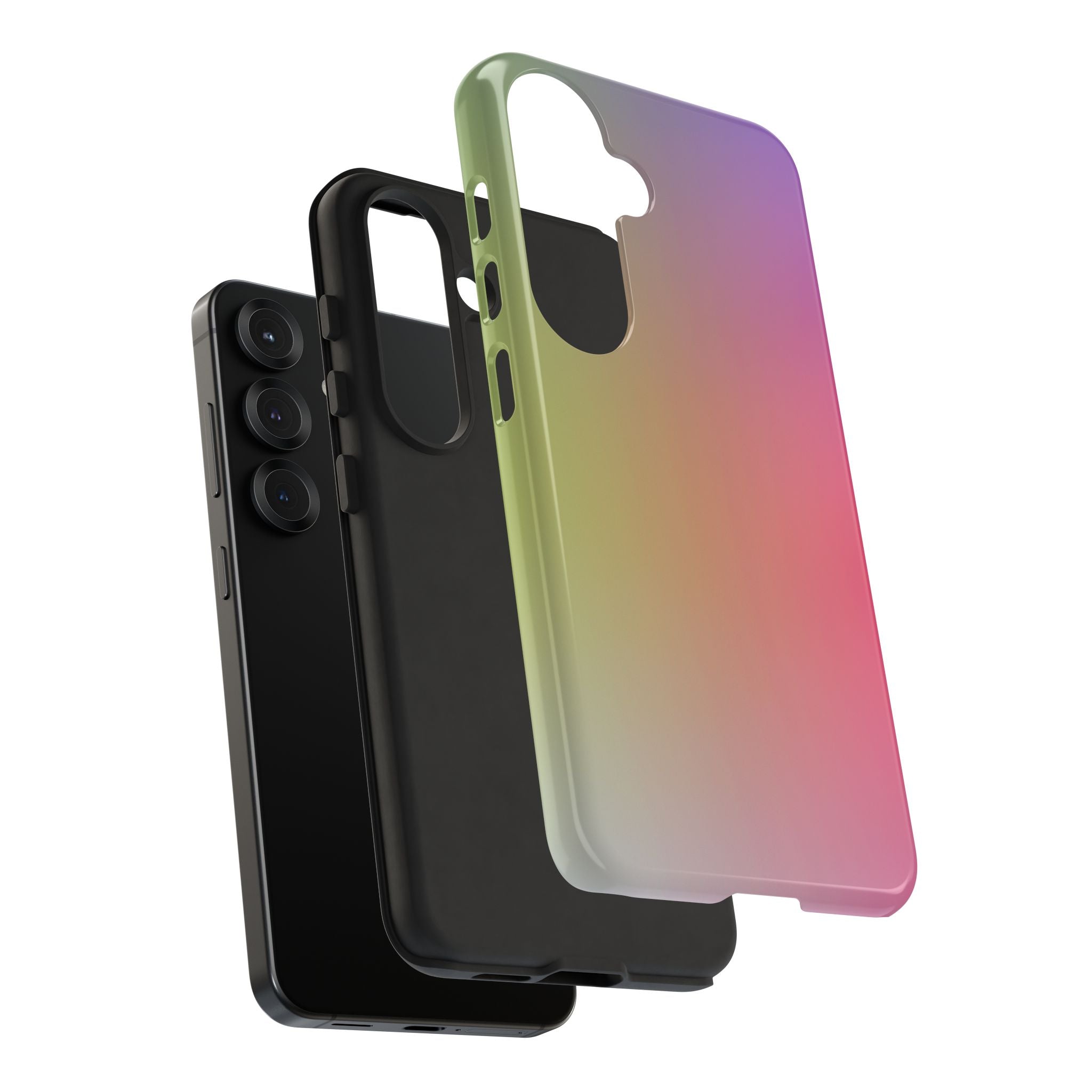Gradient Phone Case, Tough Cases, Colorful Tech Accessory, Modern Phone Protection, Trendy Gift for Friends, Birthday, Holidays
