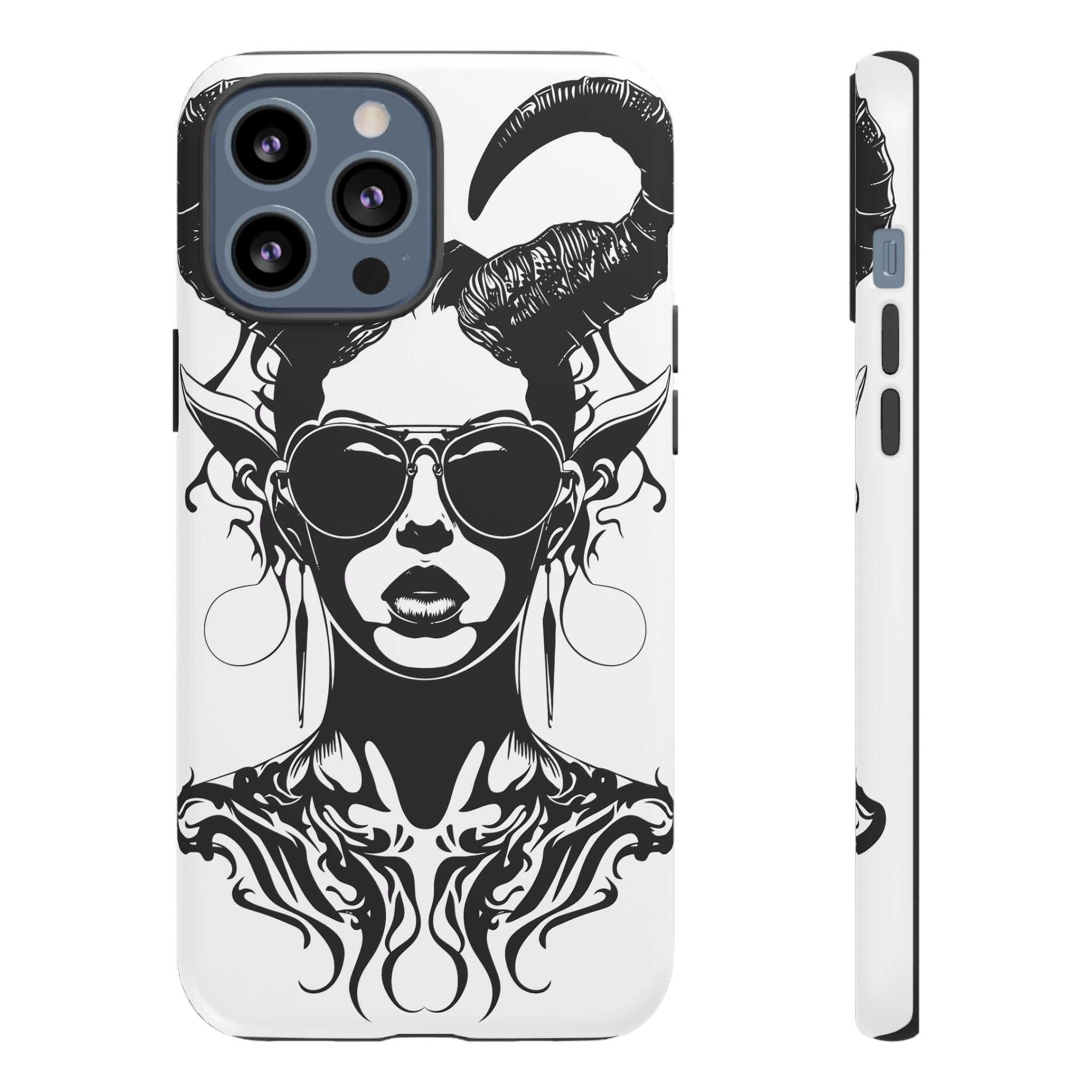 Tough Cases: Stylish Phone Case with Edgy Design, Protective Cover, Gift for Her, Trendy Accessories, Unique Art, Holiday Present