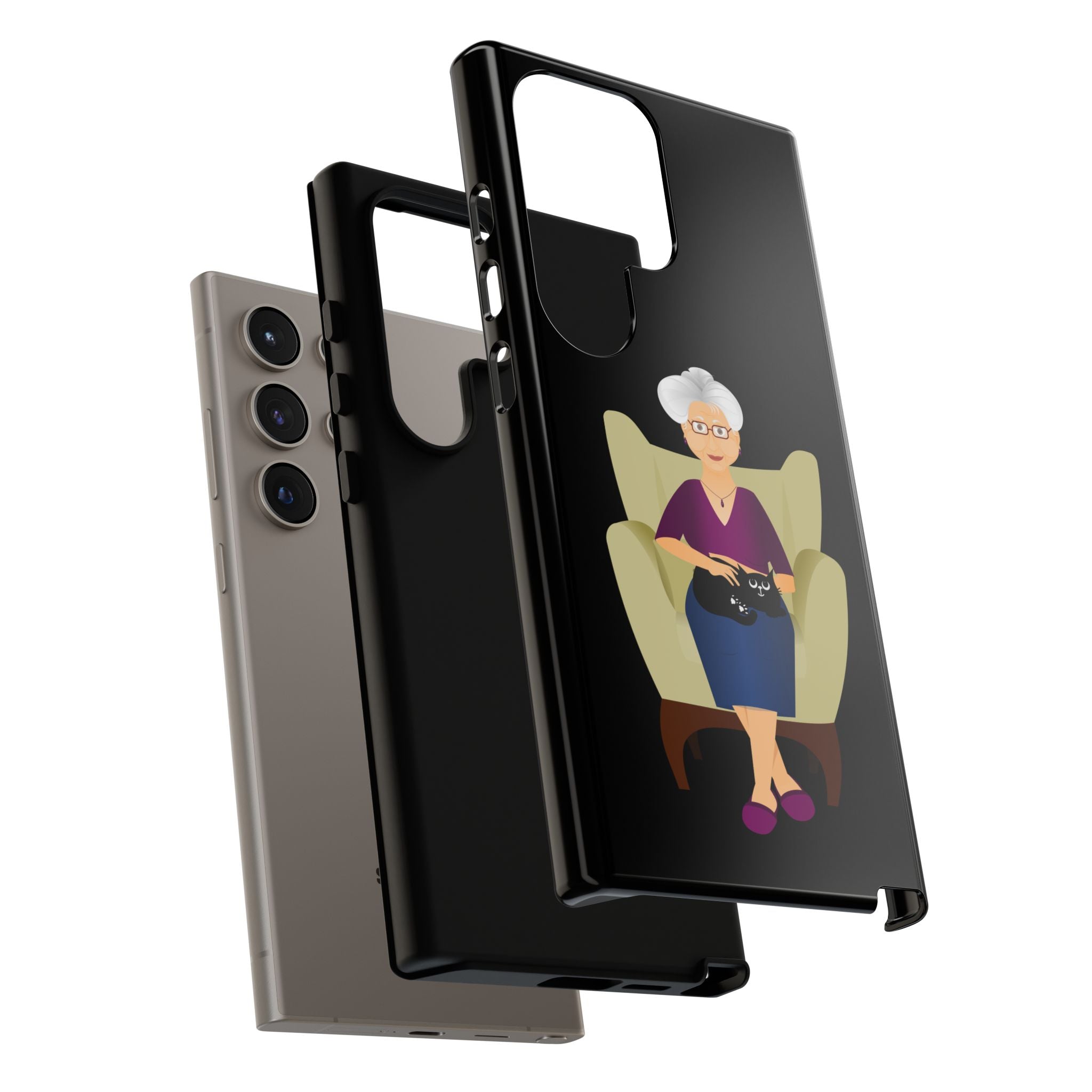 Grandma Phone Case, Tough Phone Cover for Grandparents, Durable Case for Seniors, Unique Gift for Grandmother, Personalized Tech Accessory