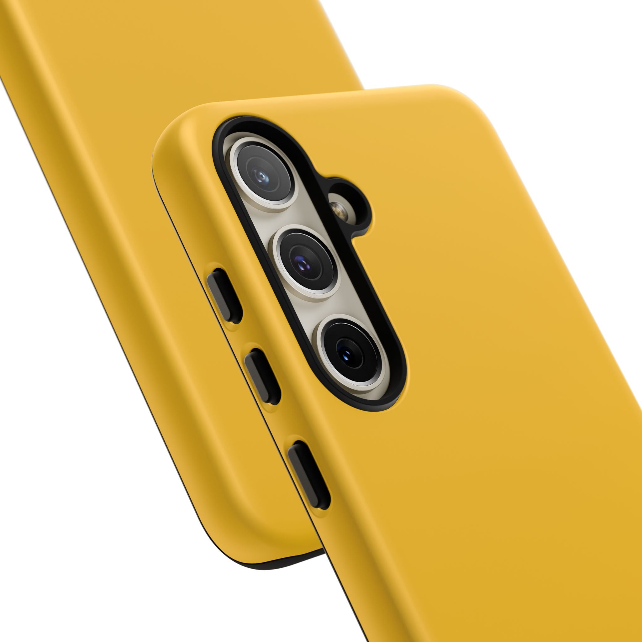 Motorcycle Phone Case, Tough Phone Cover, Gift for Bikers, Durable Tech Accessory, Yellow Motorcycle Design