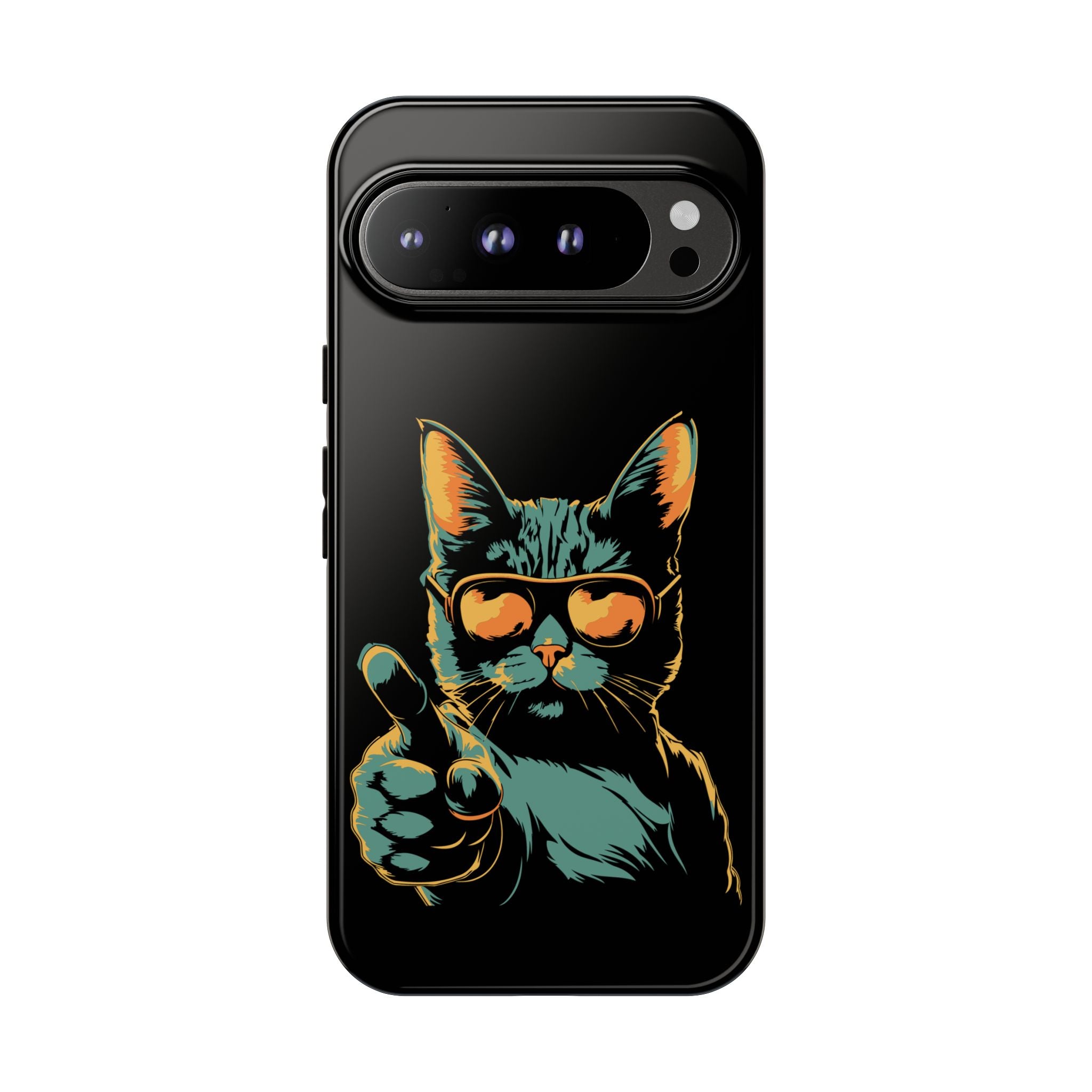 Cool Cat Phone Case, Stylish Phone Cover, Pet Lover Gift, Cute Cat Design, Fun Cat Accessories