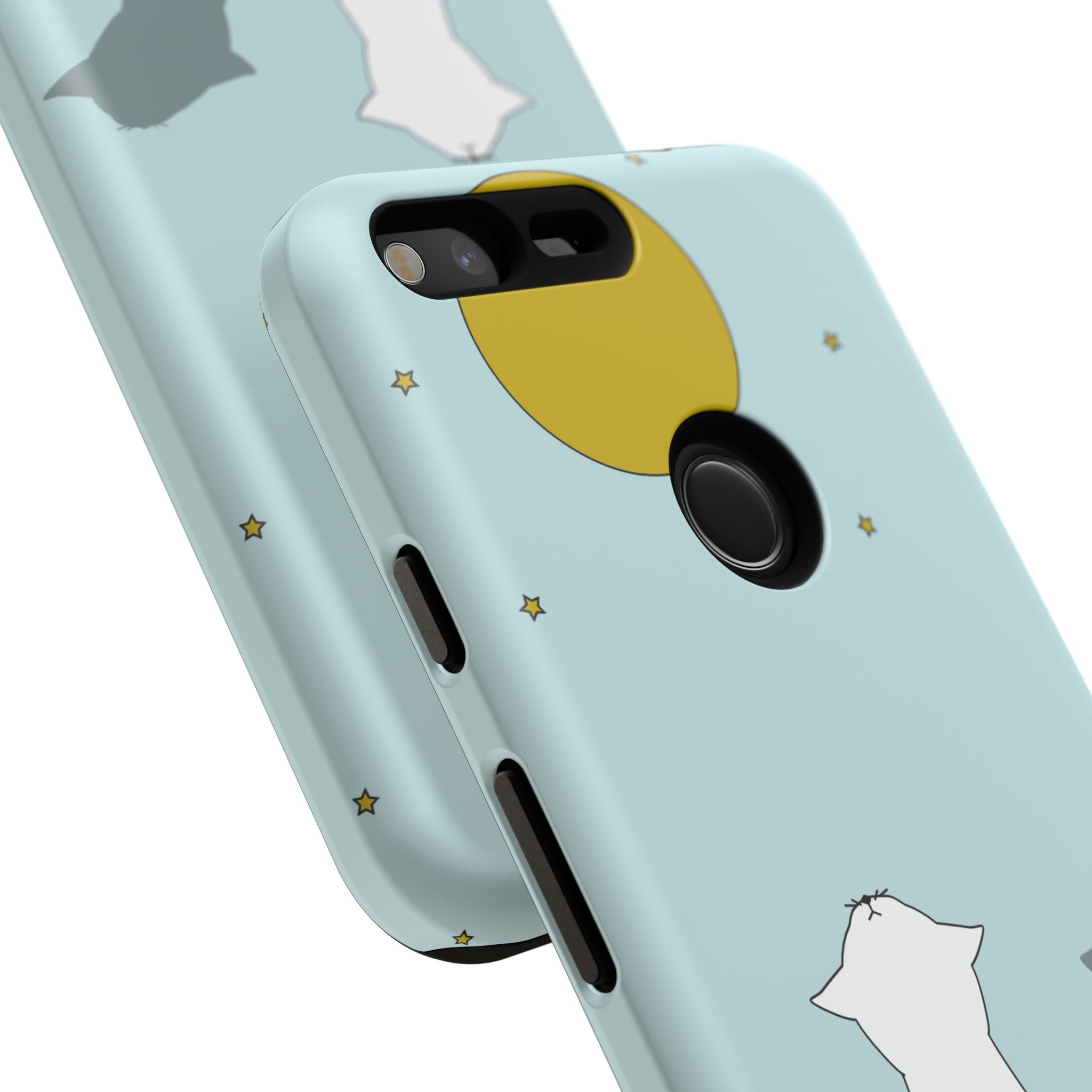 Cute Cat Phone Case, Tough Phone Cover, Pet Lover Gift, Unique Case, Animal Decor, Birthday Gift