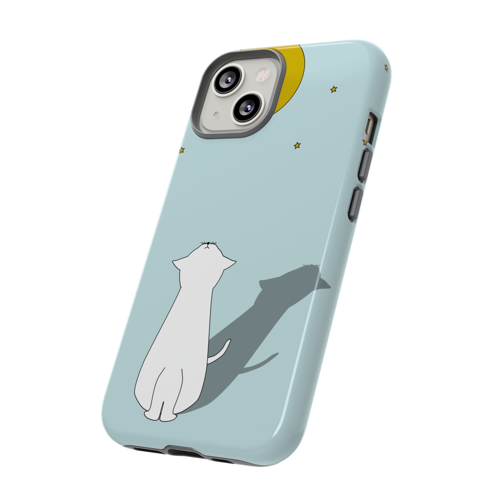 Cute Cat Phone Case, Tough Phone Cover, Pet Lover Gift, Unique Case, Animal Decor, Birthday Gift