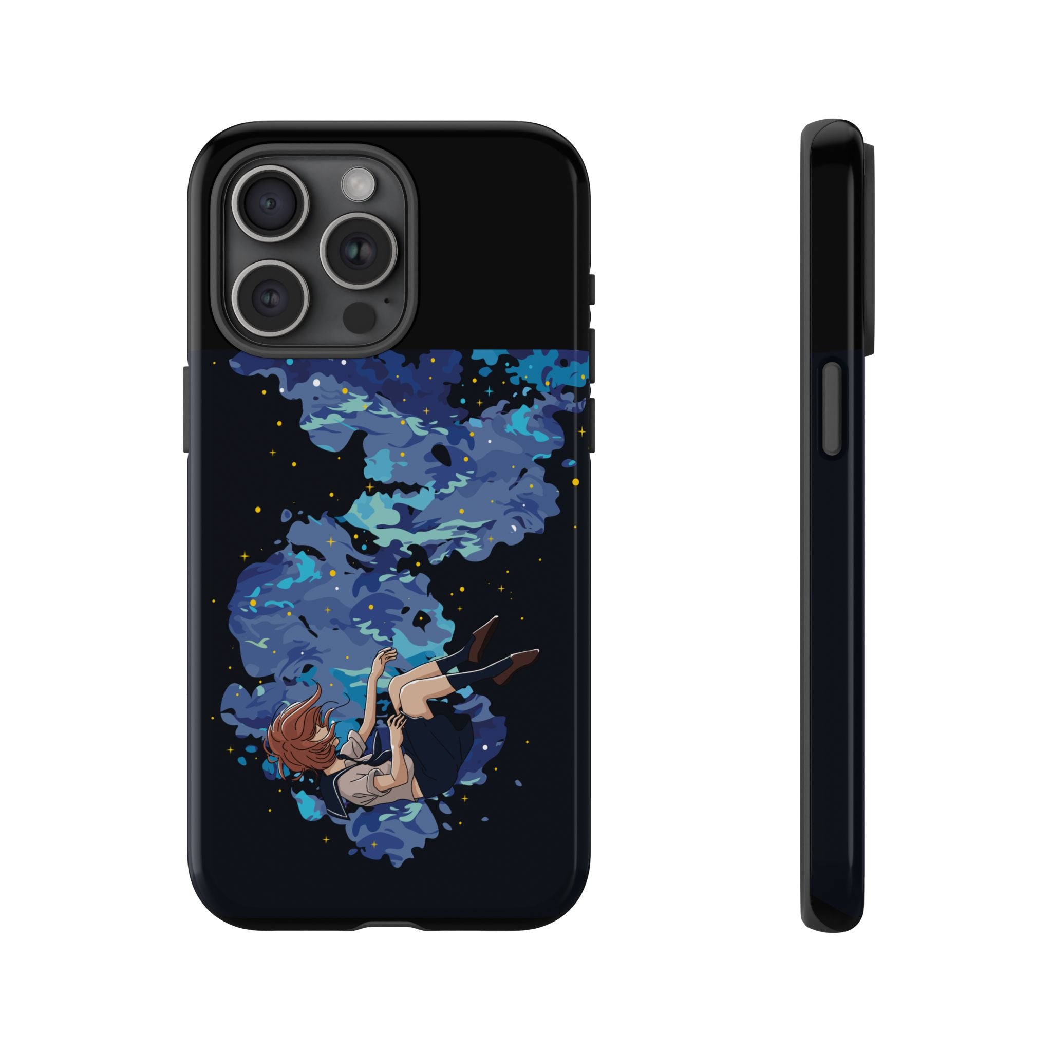 Tough Cases Phone Case - Artistic Galaxy Design, Cute Sleeve for Teens, Gift for Students, Unique Mobile Accessory, Trendy Tech Protection