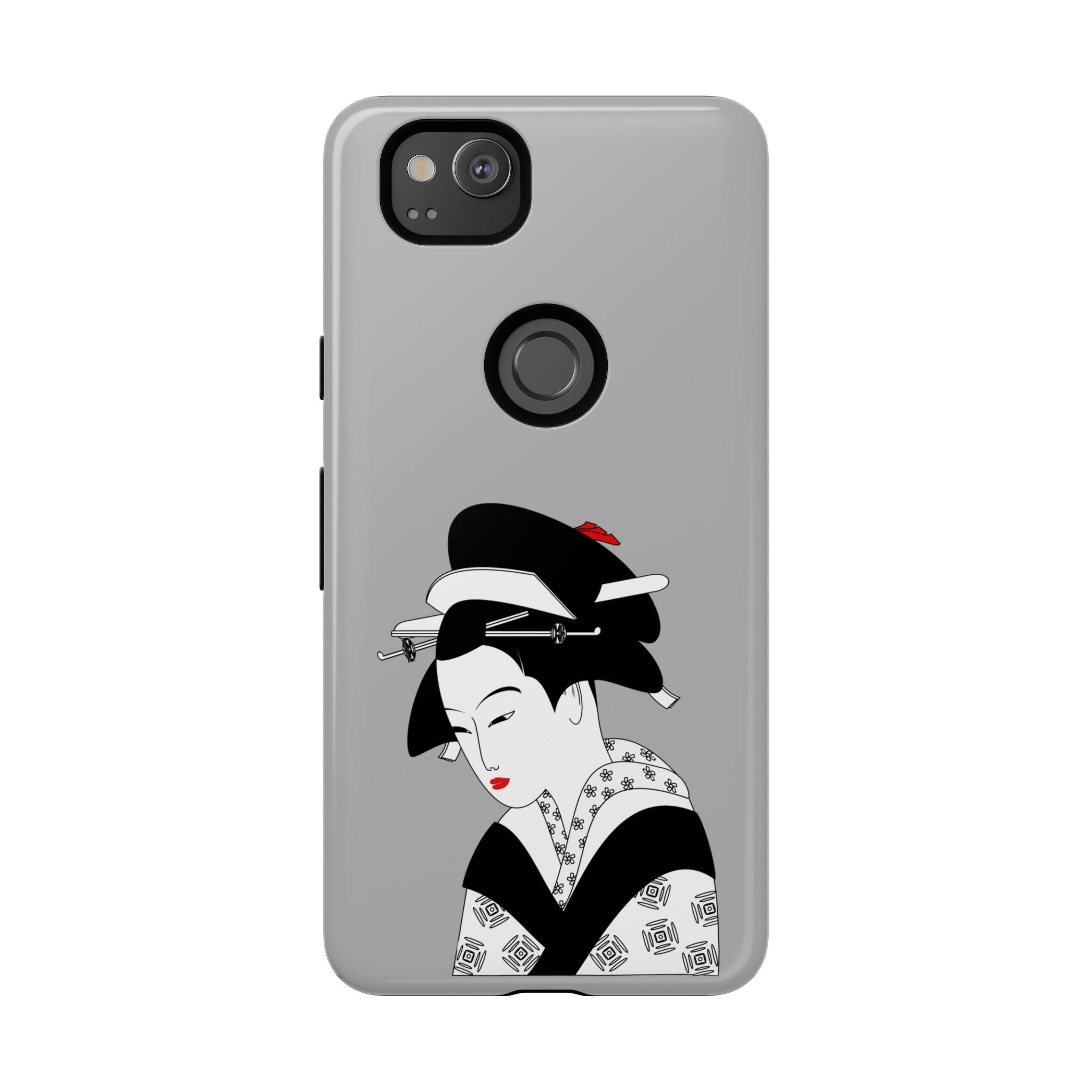 Stylish Phone Case with Japanese Geisha Design, Tough Phone Case, Cute Phone Cover, Japanese Art, Ethnic Style