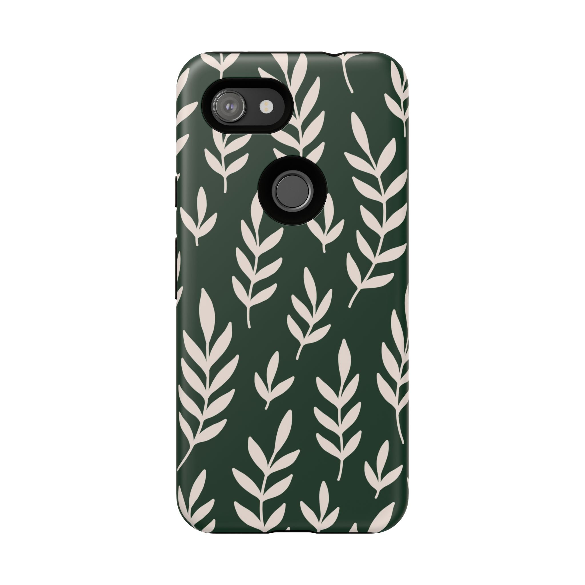 Leafy Phone Case, Tough Cases for Nature Lovers, Green Leaf Design, Eco-Friendly, Stylish Mobile Cover, Gift for Her