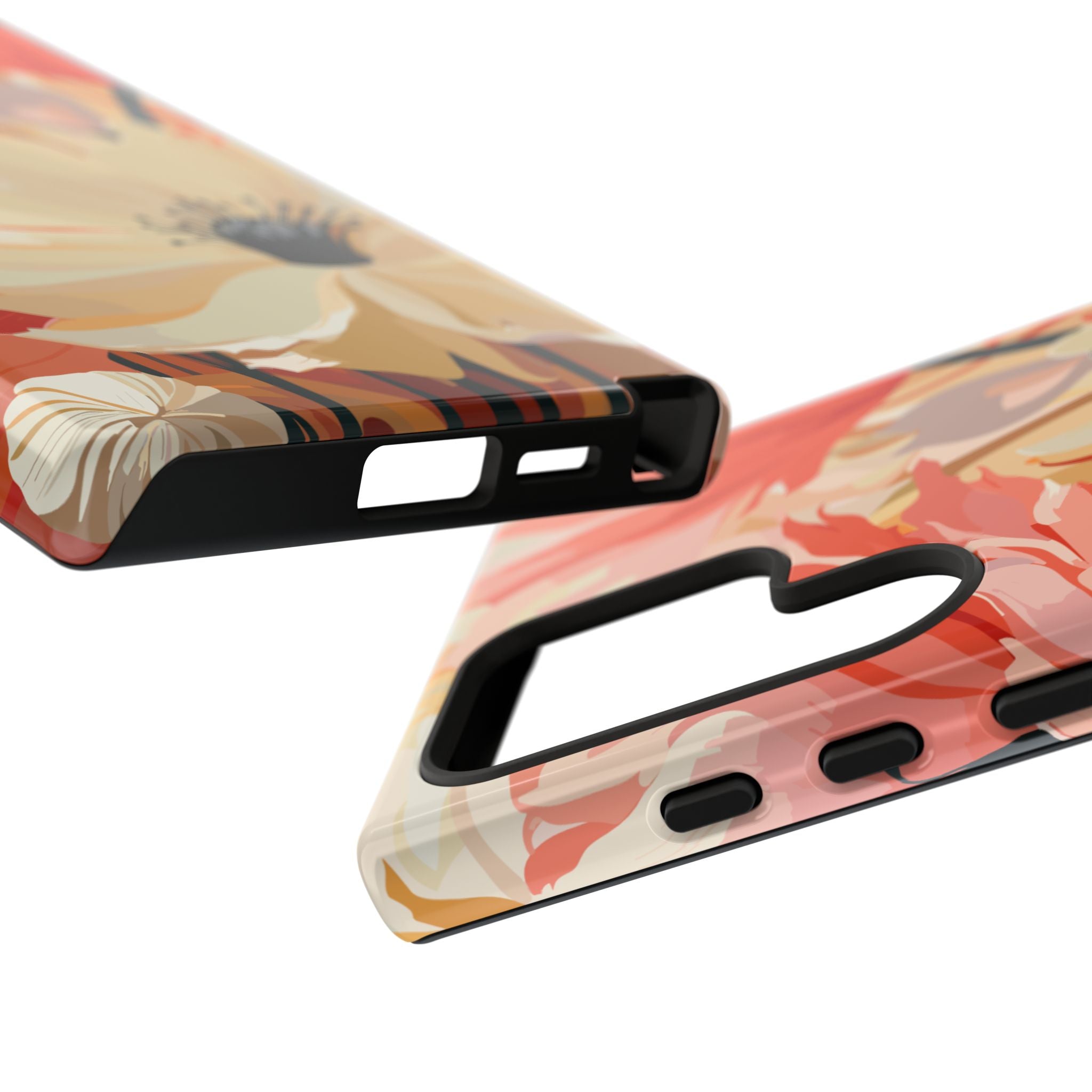 Floral Phone Case, Tough Protective Cover for Floral Lovers, Perfect Gift for Friends, Spring Celebration, Art Lovers Gift