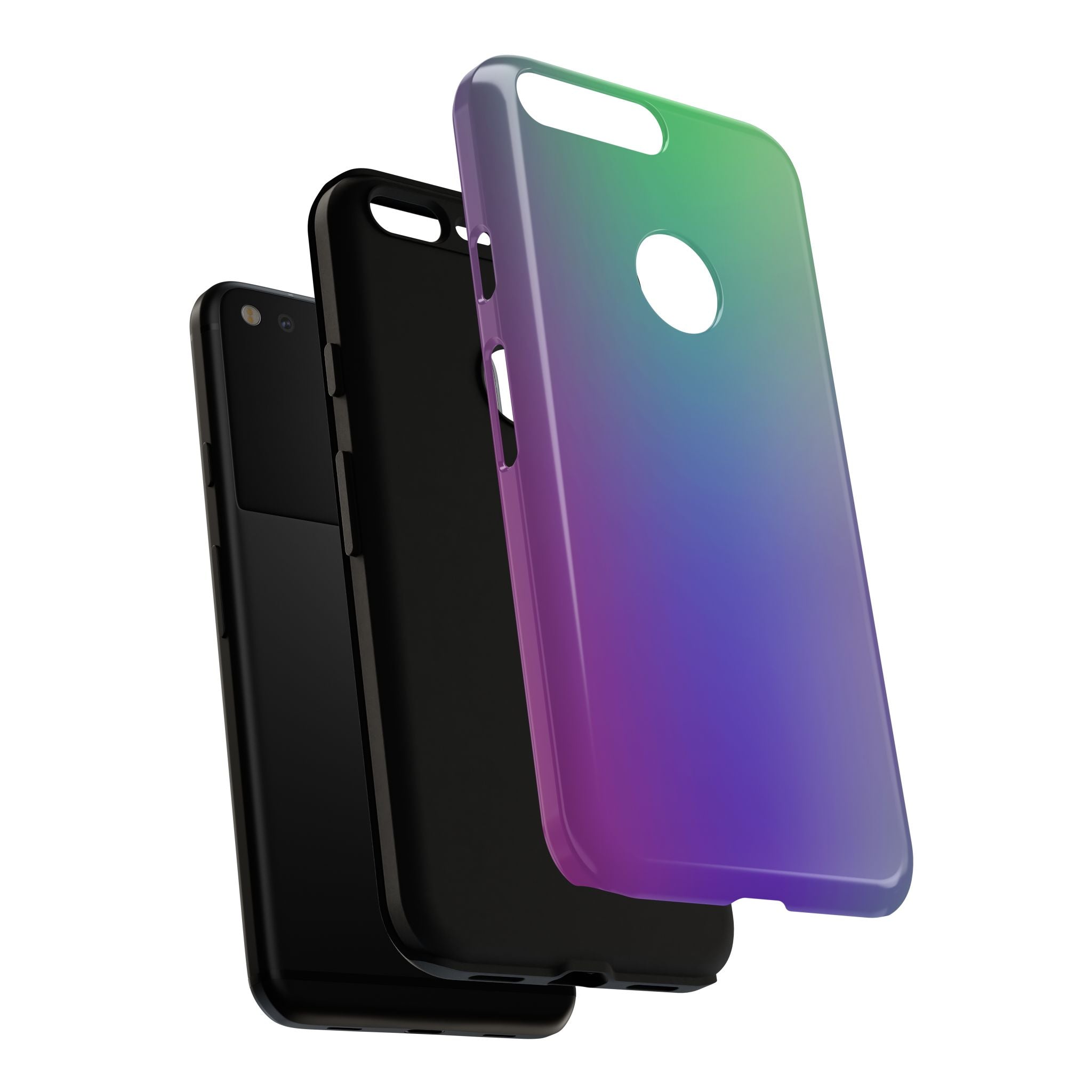 Gradient Phone Case, Durable Phone Protector, Trendy Cell Phone Accessory, Gift for Tech Lovers, Stylish Mobile Case