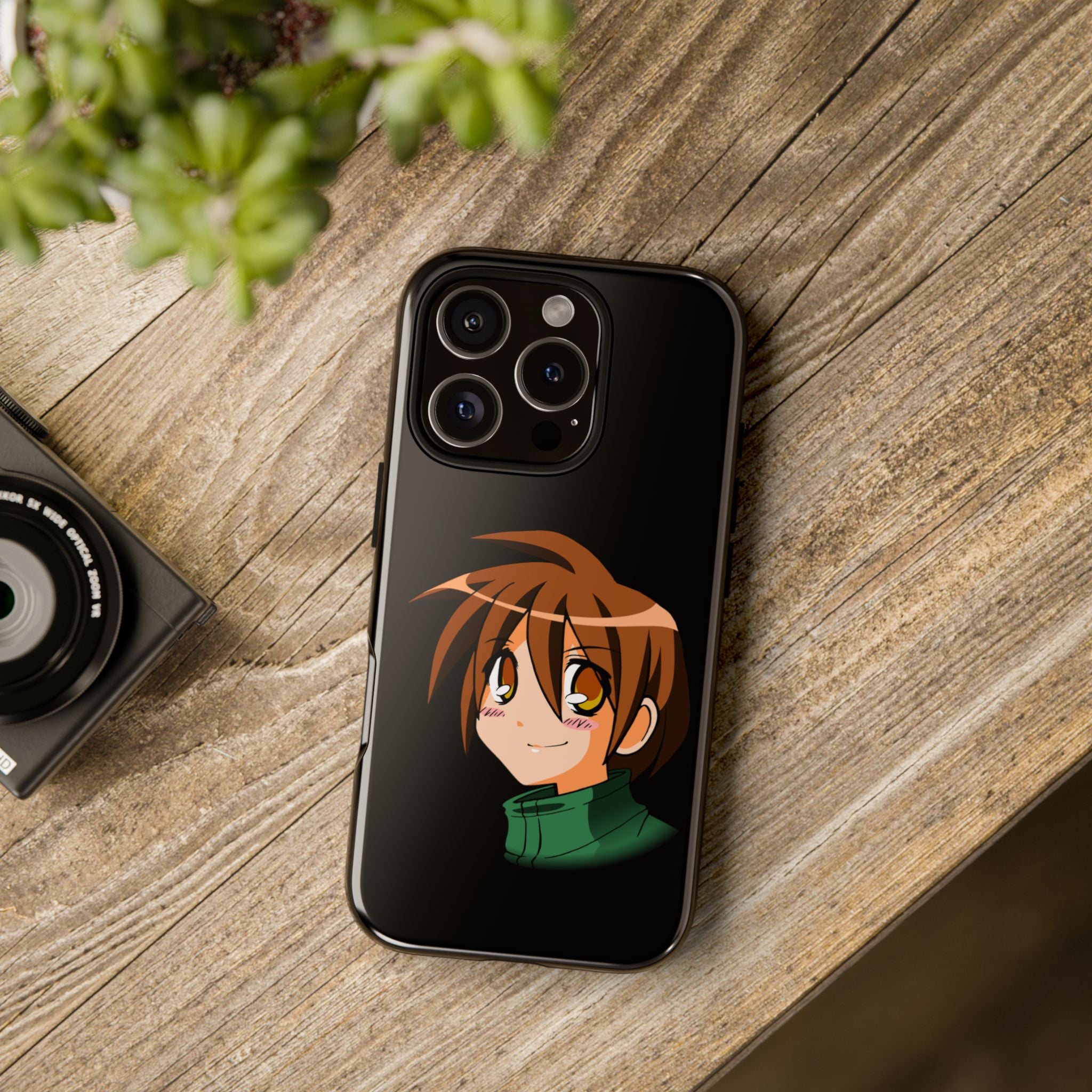 Anime Character Phone Case, Cute Phone Cover, Tough Cases for Teens, Customizable Gift, Geeky Accessories