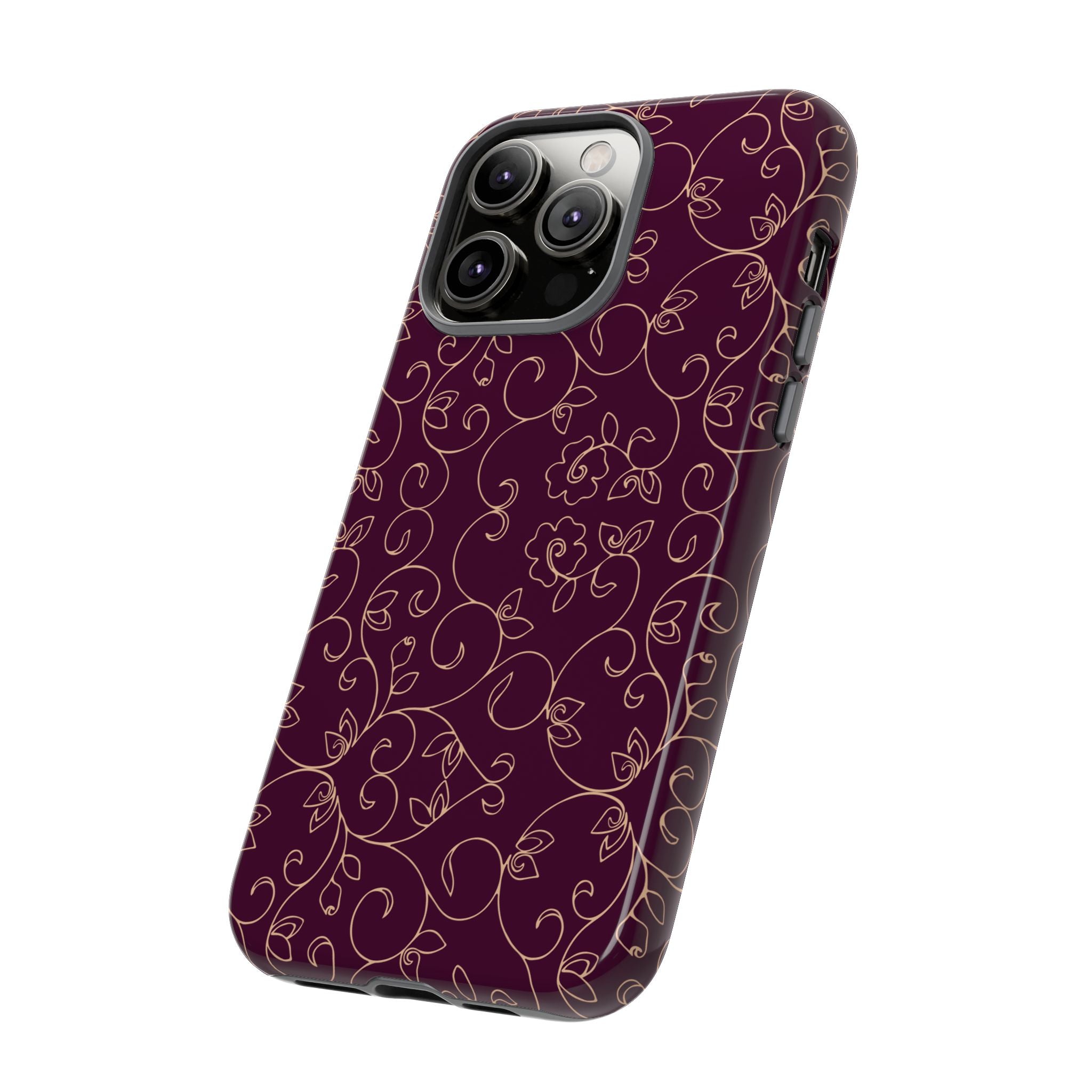 Elegant Floral Phone Case | Durable Mobile Cover, Gift for Her, Floral Design, Stylish Accessory, Phone Protection