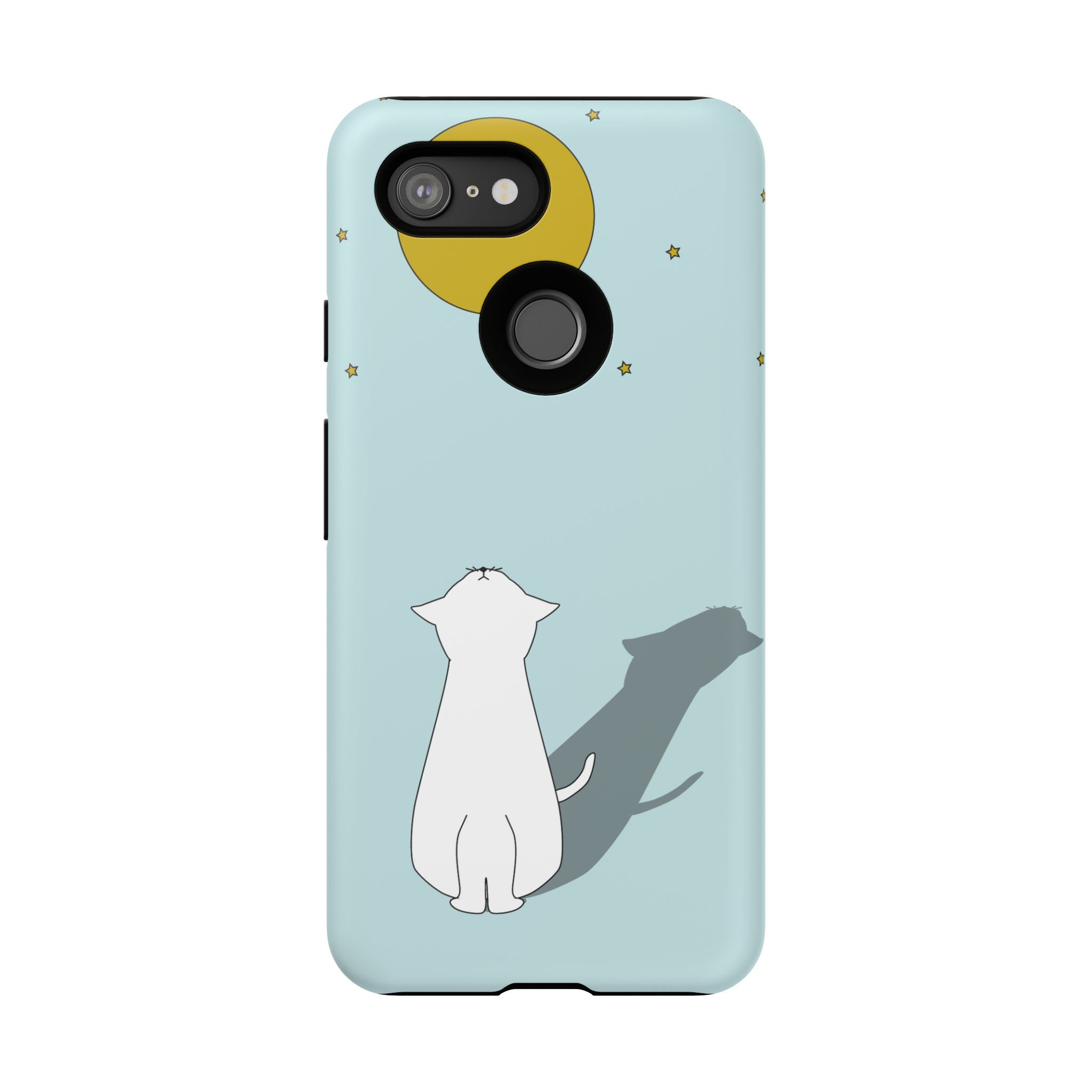 Cute Cat Phone Case, Tough Phone Cover, Pet Lover Gift, Unique Case, Animal Decor, Birthday Gift