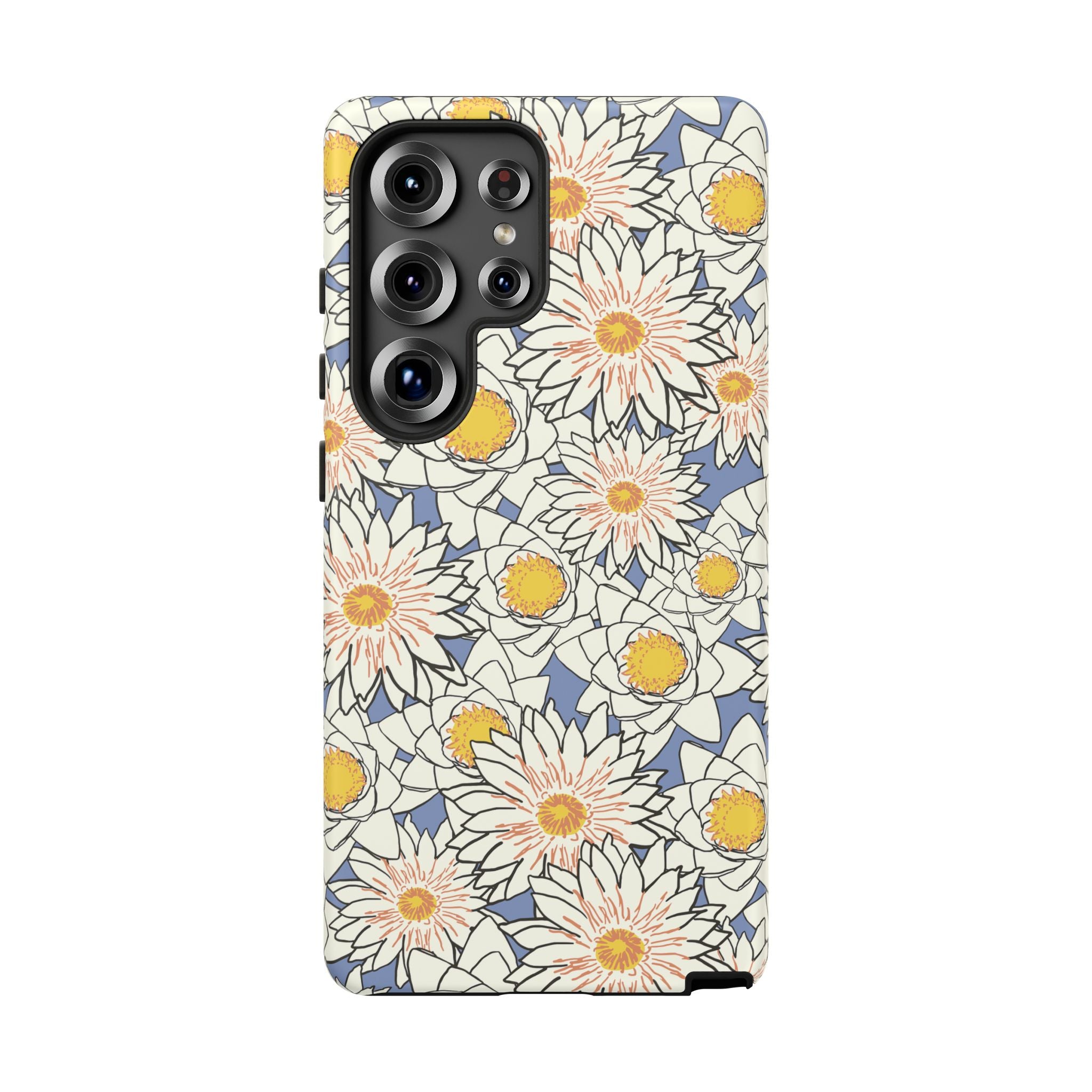 Stylish Phone Case, Floral Protective Cover, Gift for Nature Lovers, Trendy Tech Accessory, Customizable Phone Case