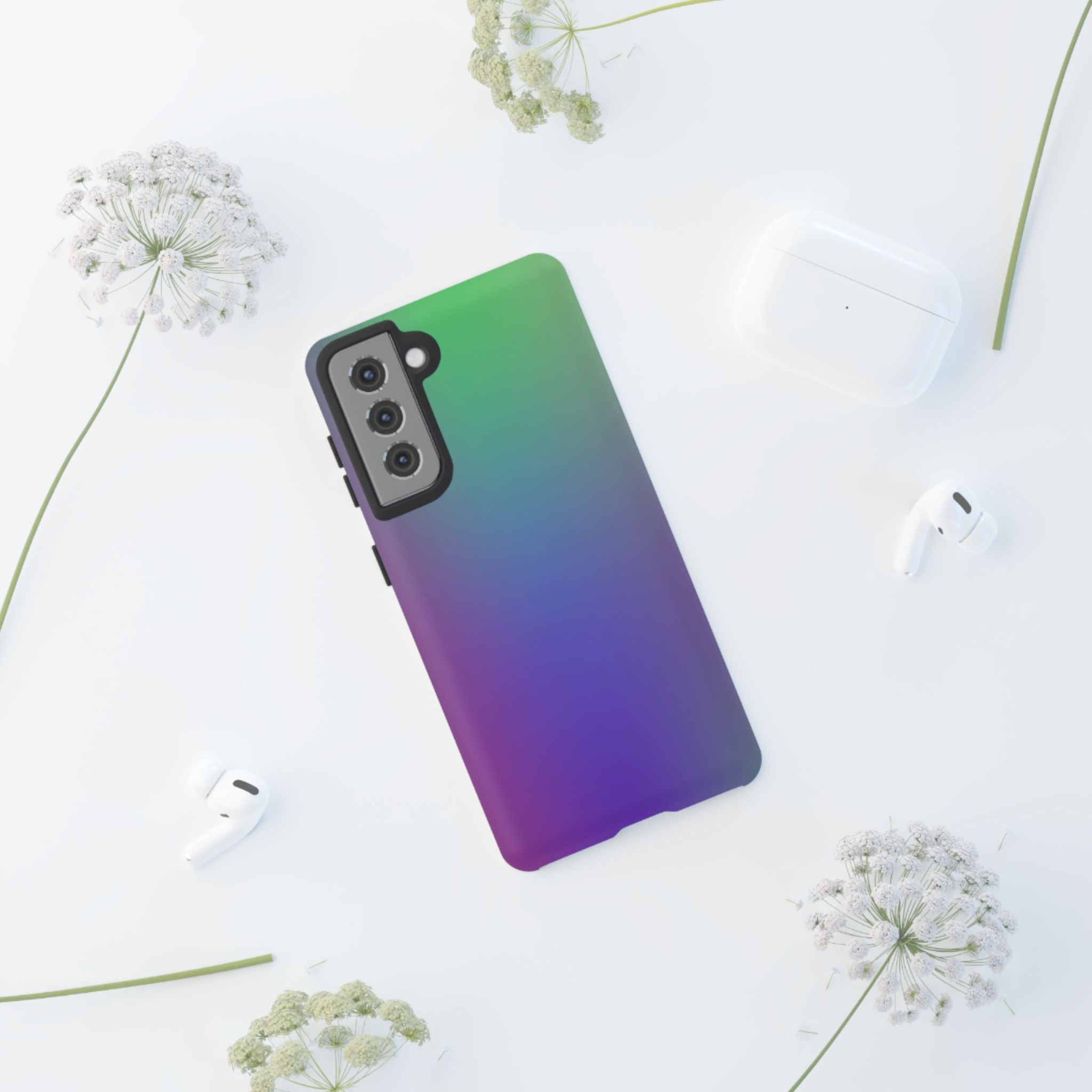 Gradient Phone Case, Durable Phone Protector, Trendy Cell Phone Accessory, Gift for Tech Lovers, Stylish Mobile Case