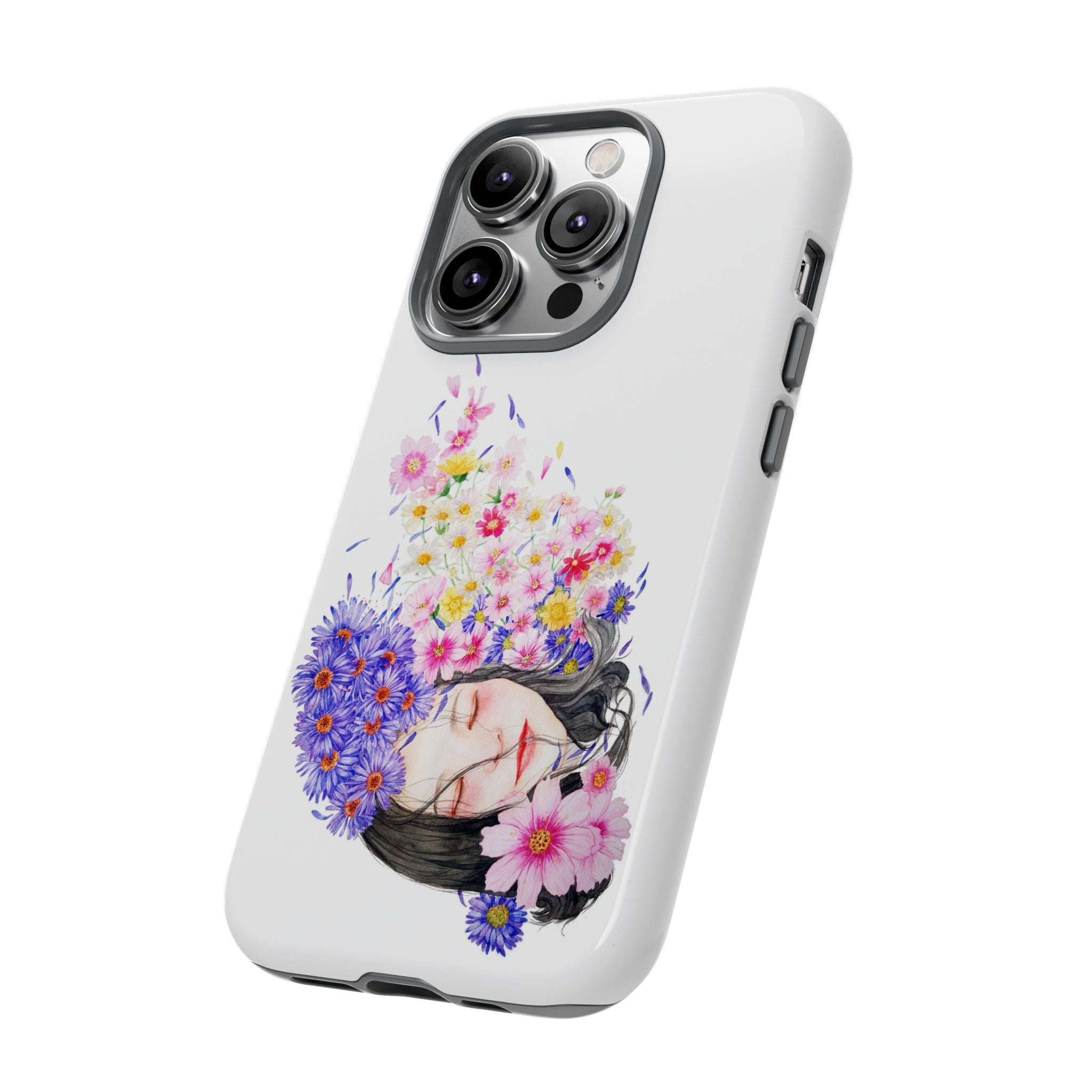 Floral Phone Case | Tough Cases | Cute Floral Design, Gift for Her, Spring Accessory, Mother's Day Gift, Stylish Protection