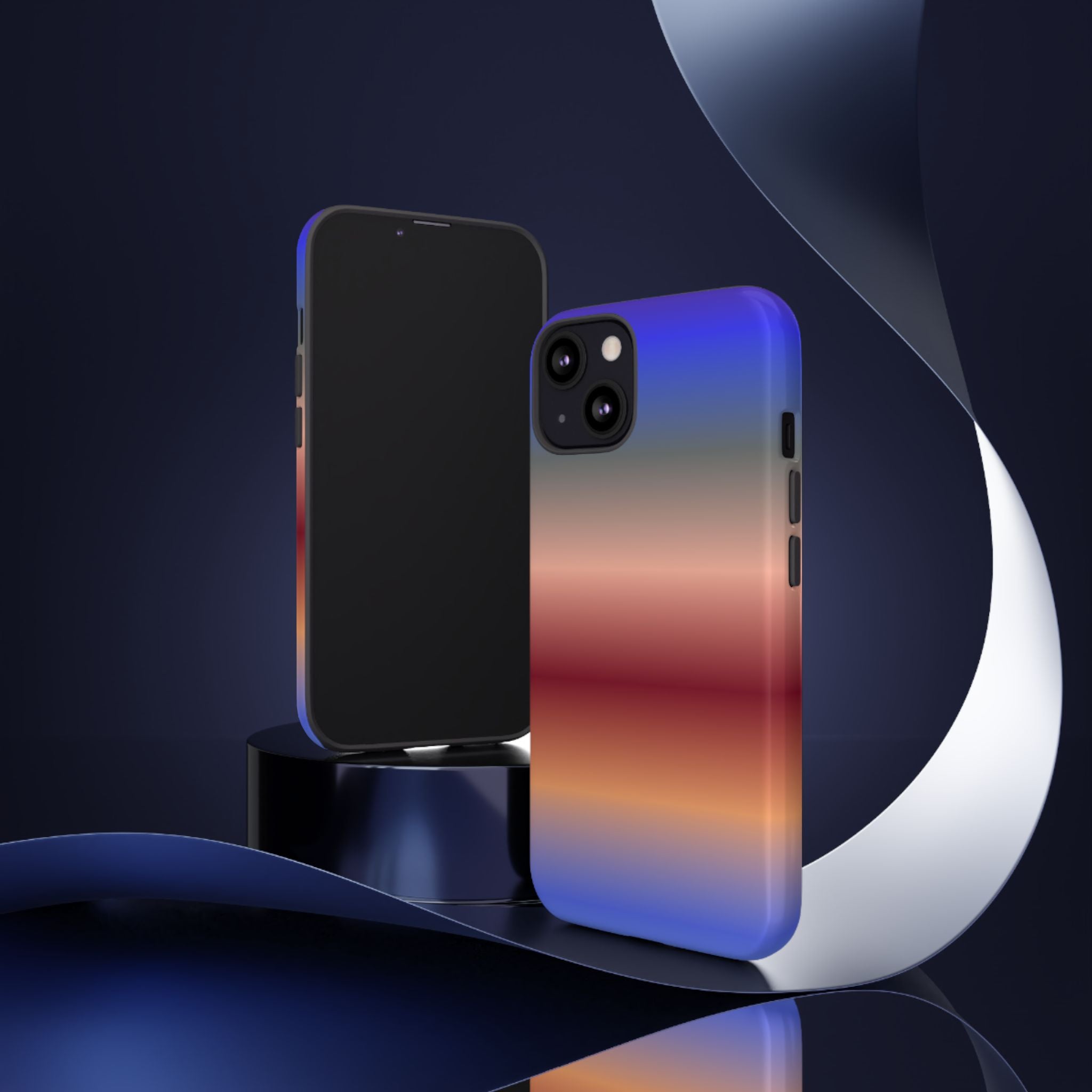 Gradient Phone Case, Tough Cases for iPhone, Stylish Phone Cover, Modern Gradient Design, Durable Protective Case, Gift for Tech Lovers