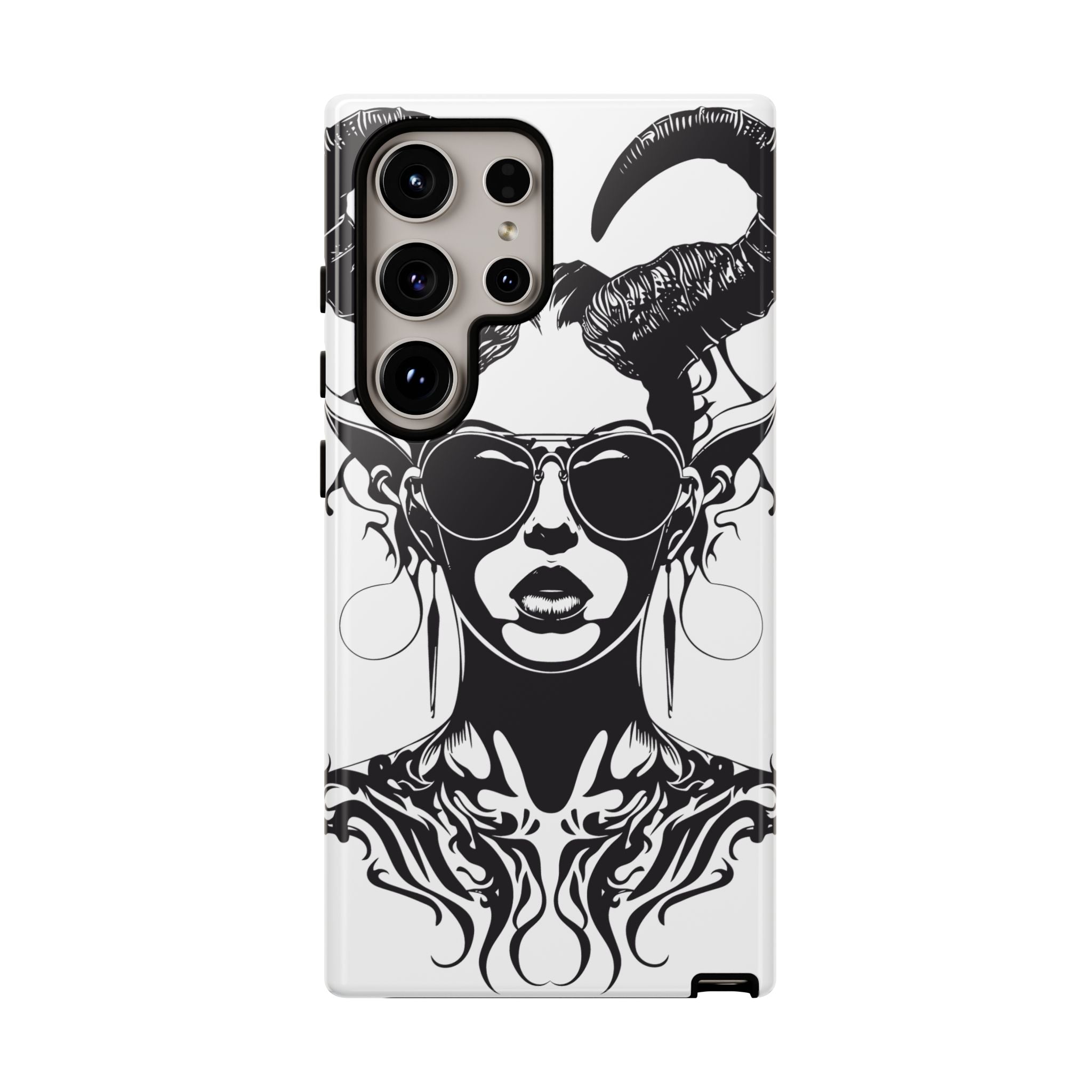 Tough Cases: Stylish Phone Case with Edgy Design, Protective Cover, Gift for Her, Trendy Accessories, Unique Art, Holiday Present