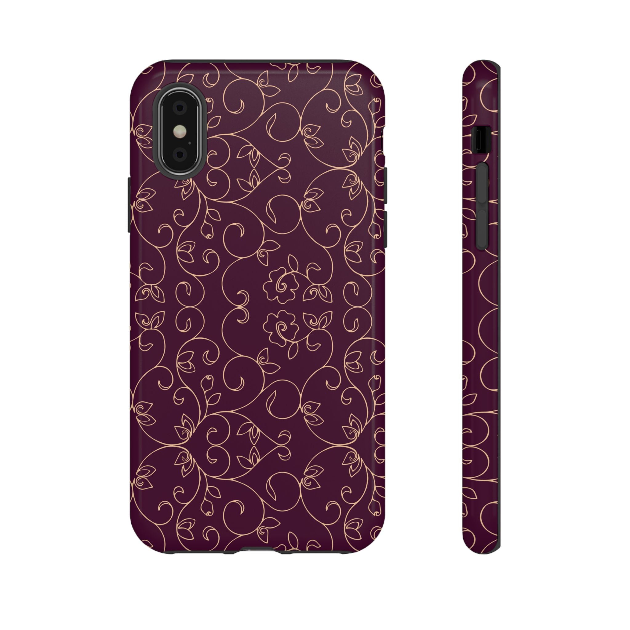 Elegant Floral Phone Case | Durable Mobile Cover, Gift for Her, Floral Design, Stylish Accessory, Phone Protection
