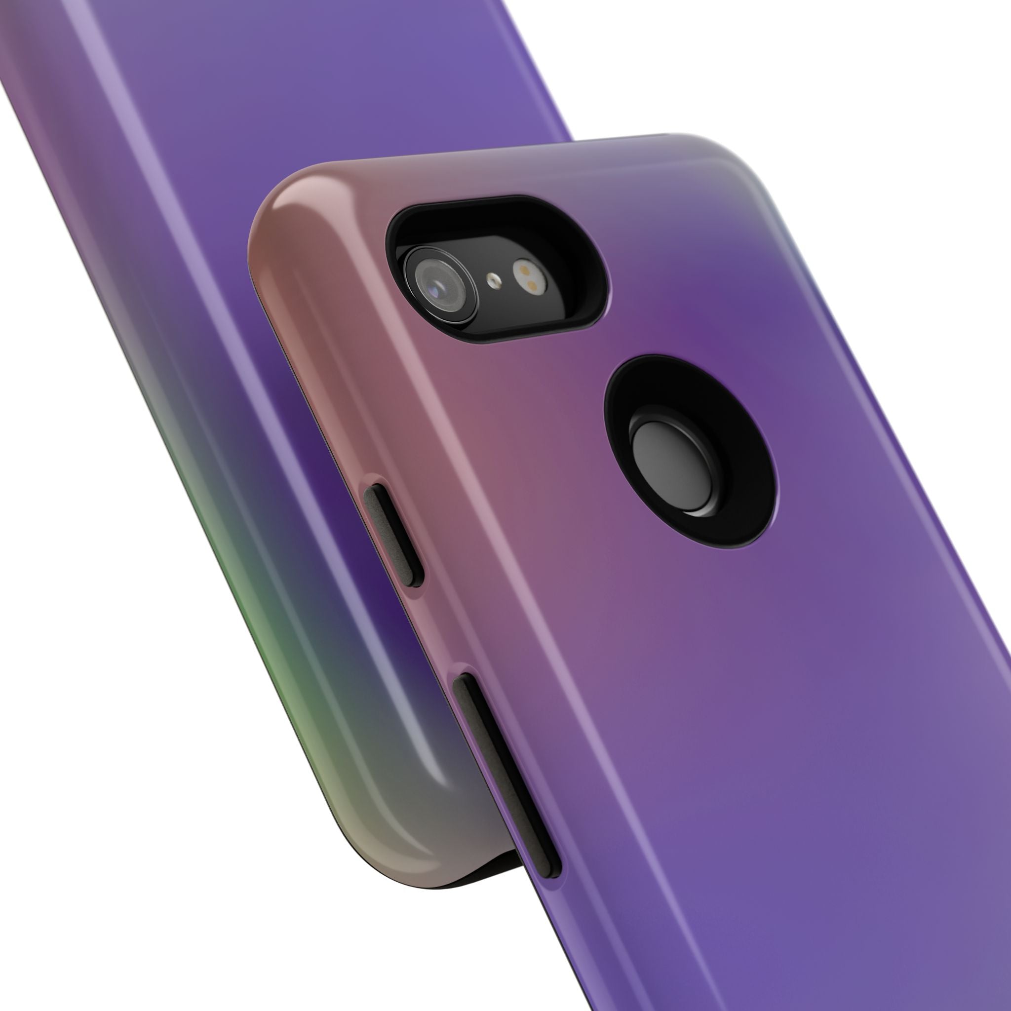 Colorful Phone Case, Tough Phone Cover, Gradient Design Case, Stylish Mobile Accessories, Unique Gift for Her