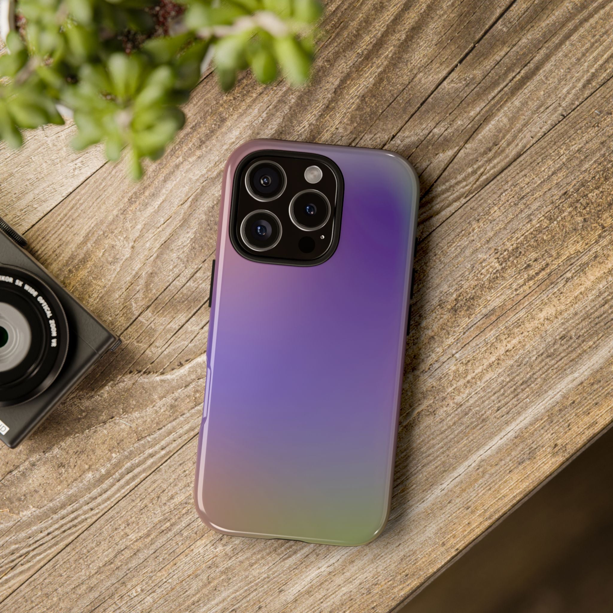 Colorful Phone Case, Tough Phone Cover, Gradient Design Case, Stylish Mobile Accessories, Unique Gift for Her