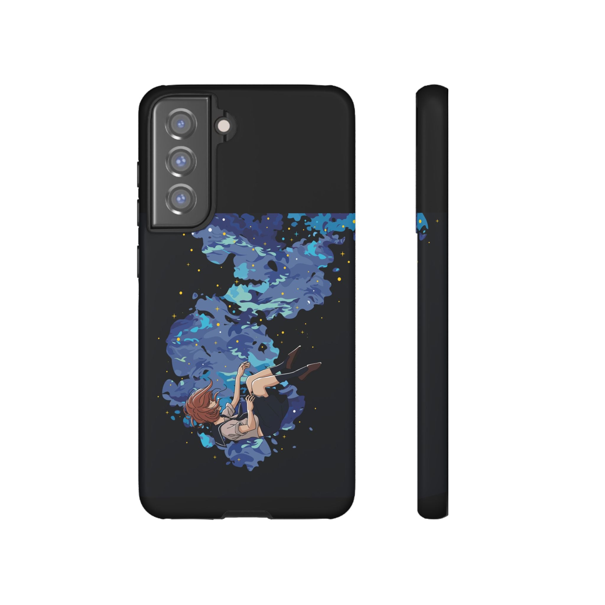 Tough Cases Phone Case - Artistic Galaxy Design, Cute Sleeve for Teens, Gift for Students, Unique Mobile Accessory, Trendy Tech Protection