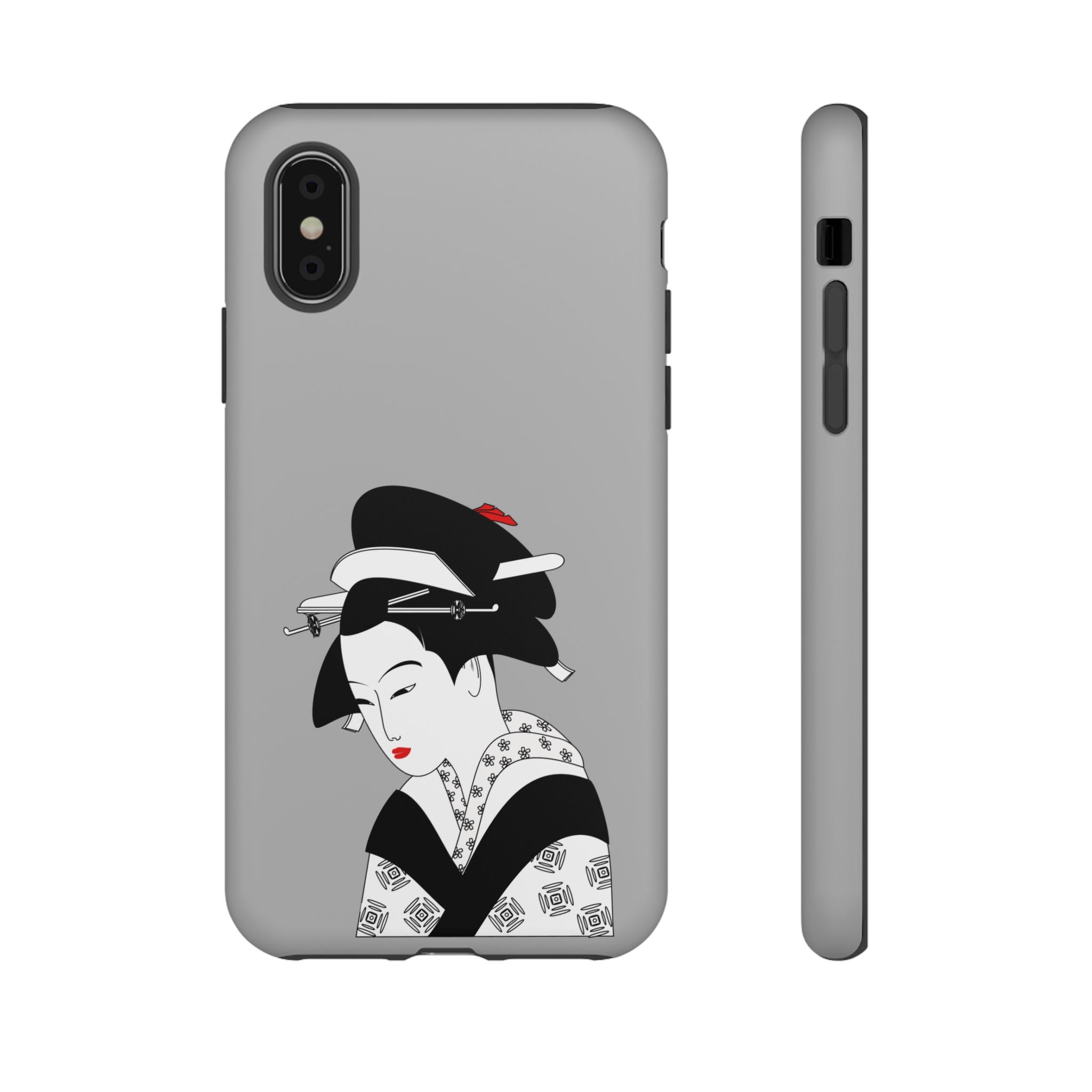 Stylish Phone Case with Japanese Geisha Design, Tough Phone Case, Cute Phone Cover, Japanese Art, Ethnic Style