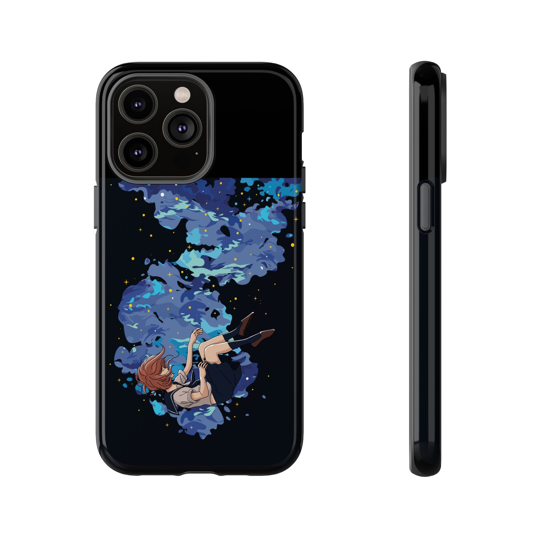Tough Cases Phone Case - Artistic Galaxy Design, Cute Sleeve for Teens, Gift for Students, Unique Mobile Accessory, Trendy Tech Protection