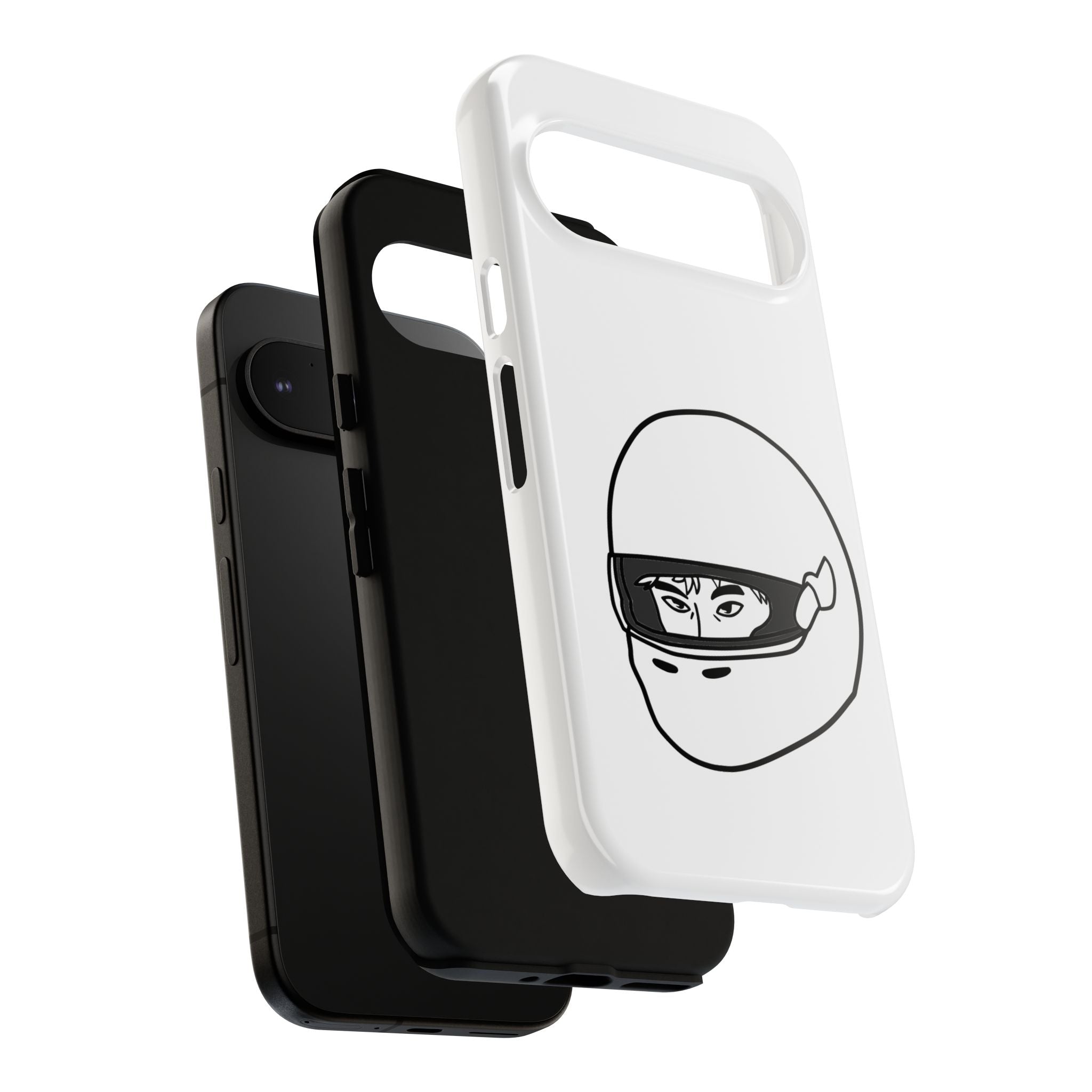 Stylish Phone Case with Racing Helmet Design | Tough Cases | Unique Gift, Motorcycle Enthusiast, Race Lover, Custom Accessory, Everyday Use