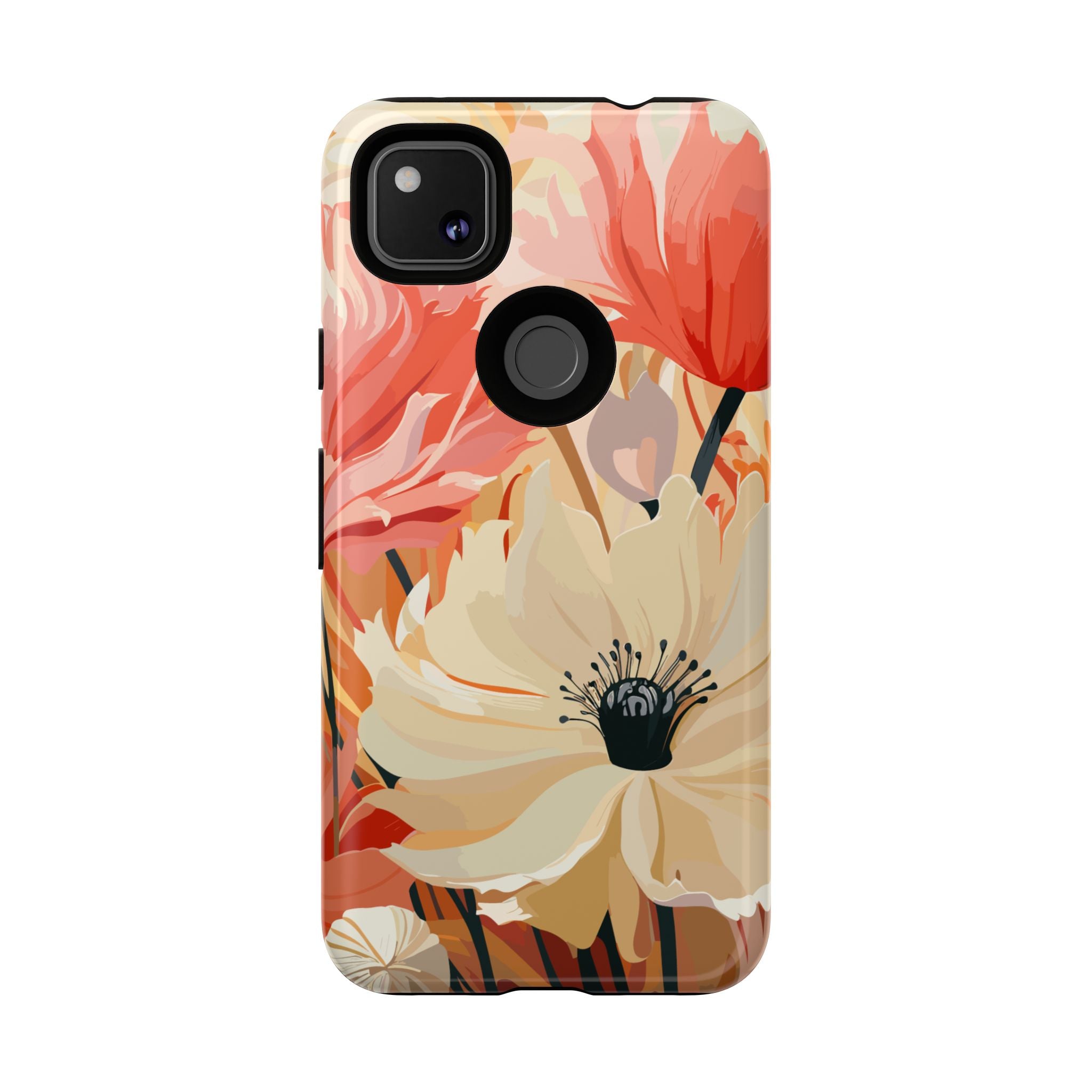 Floral Phone Case, Tough Protective Cover for Floral Lovers, Perfect Gift for Friends, Spring Celebration, Art Lovers Gift