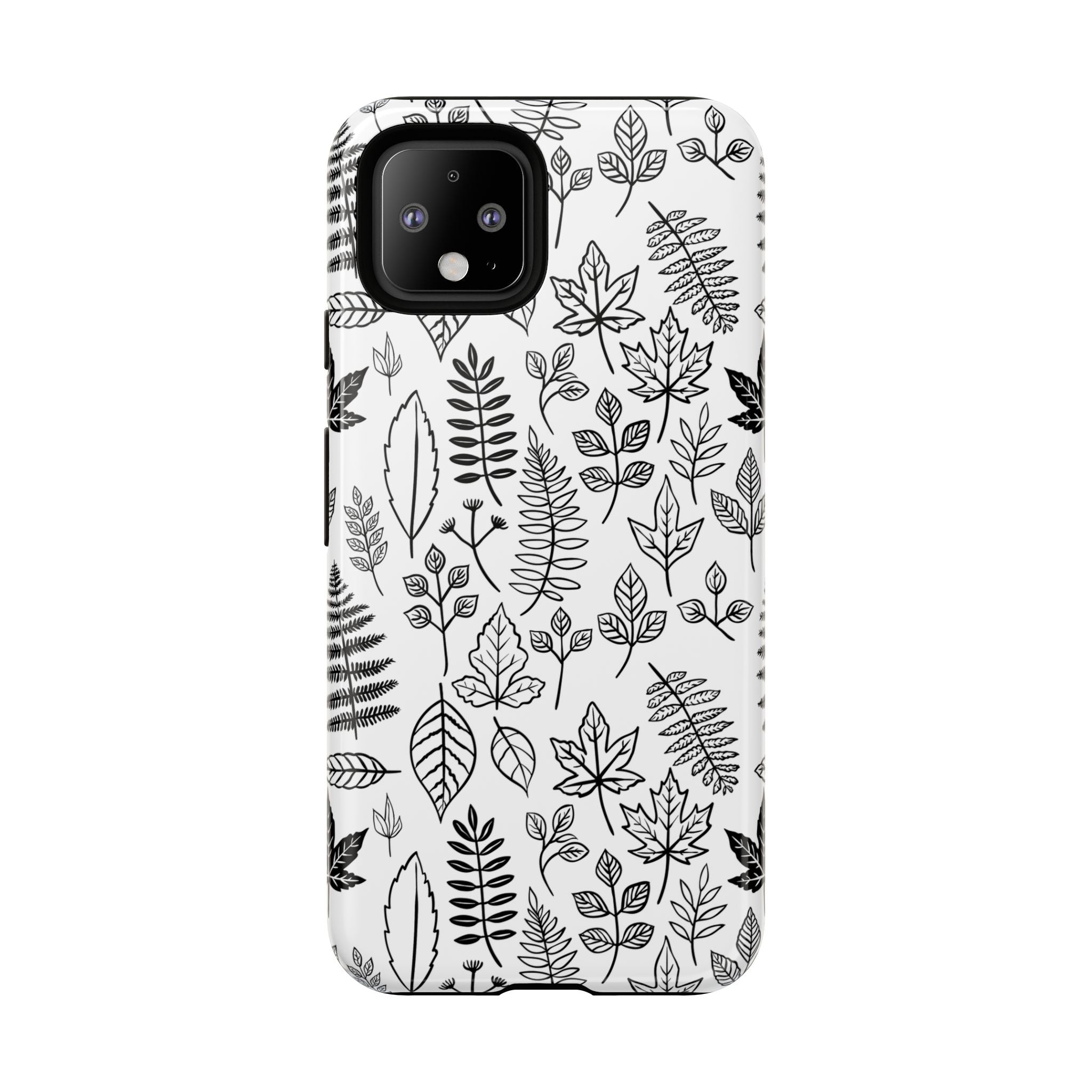 Stylish Phone Case for Nature Lovers, Botanical Design, Gift for Her, Fall Accessories, Customizable Tech Gear