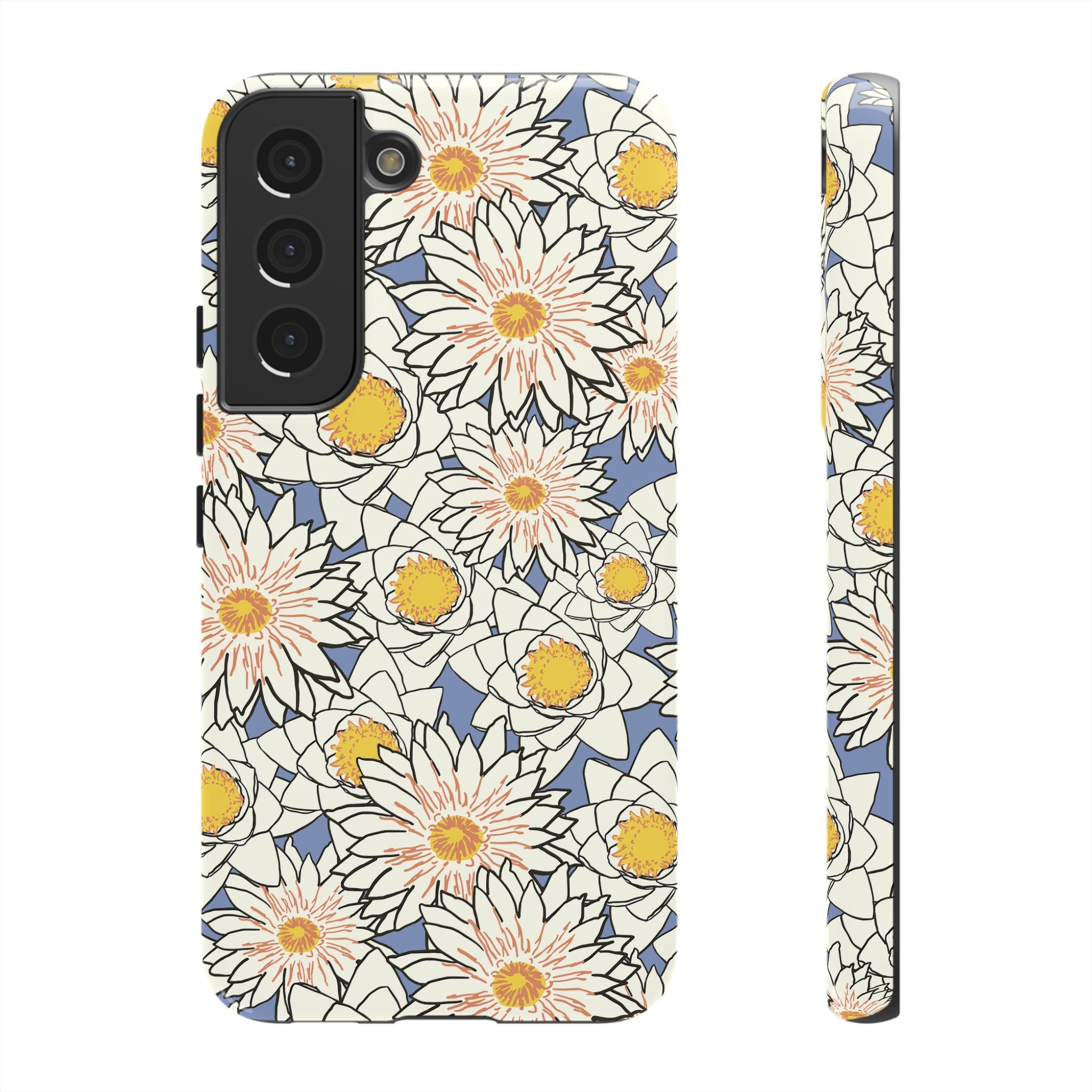 Stylish Phone Case, Floral Protective Cover, Gift for Nature Lovers, Trendy Tech Accessory, Customizable Phone Case
