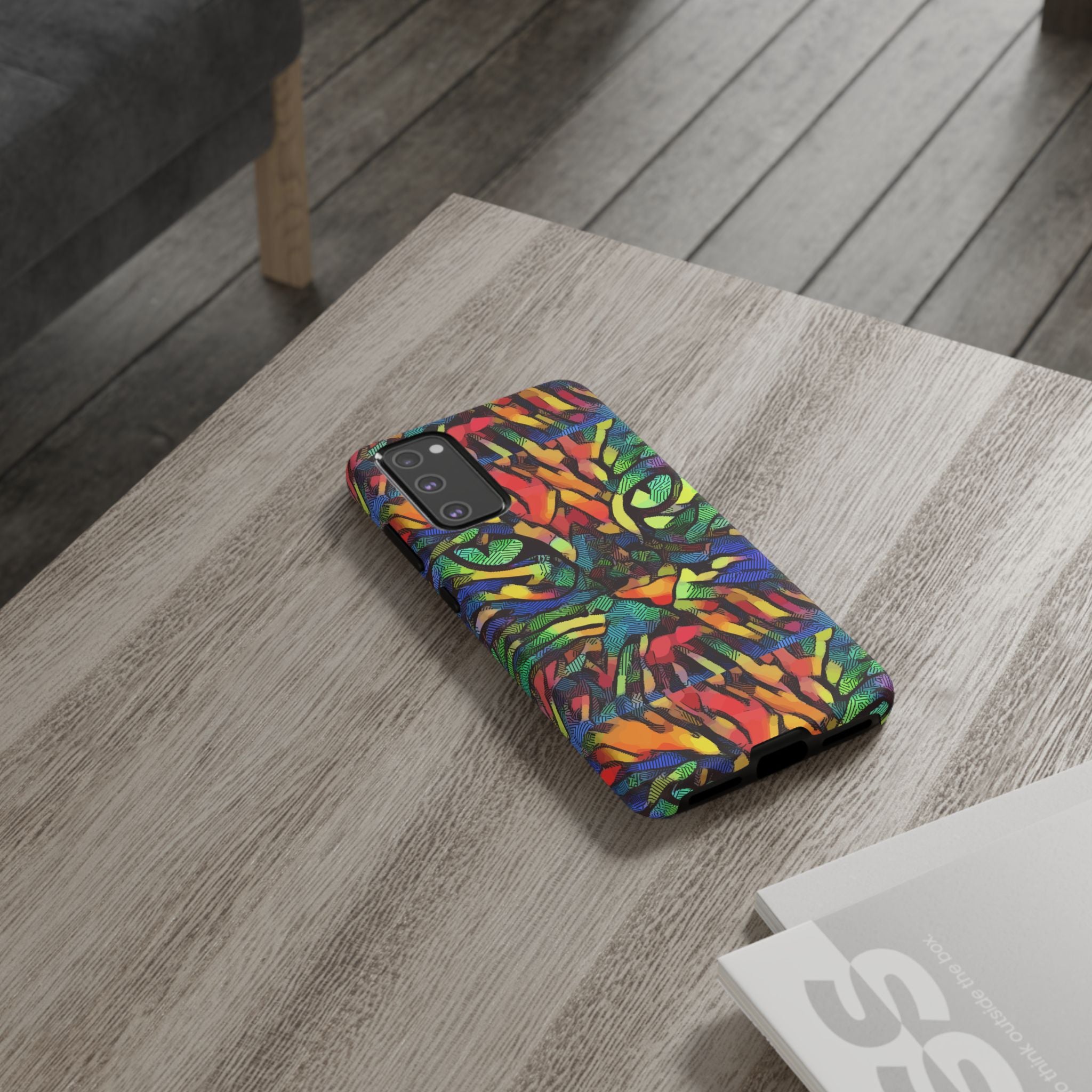 Colorful Phone Cases for Vibrant Style - Tough Cases, Unique Gifts, Animal Print, Artistic Design, Phone Accessories, Eco-Friendly