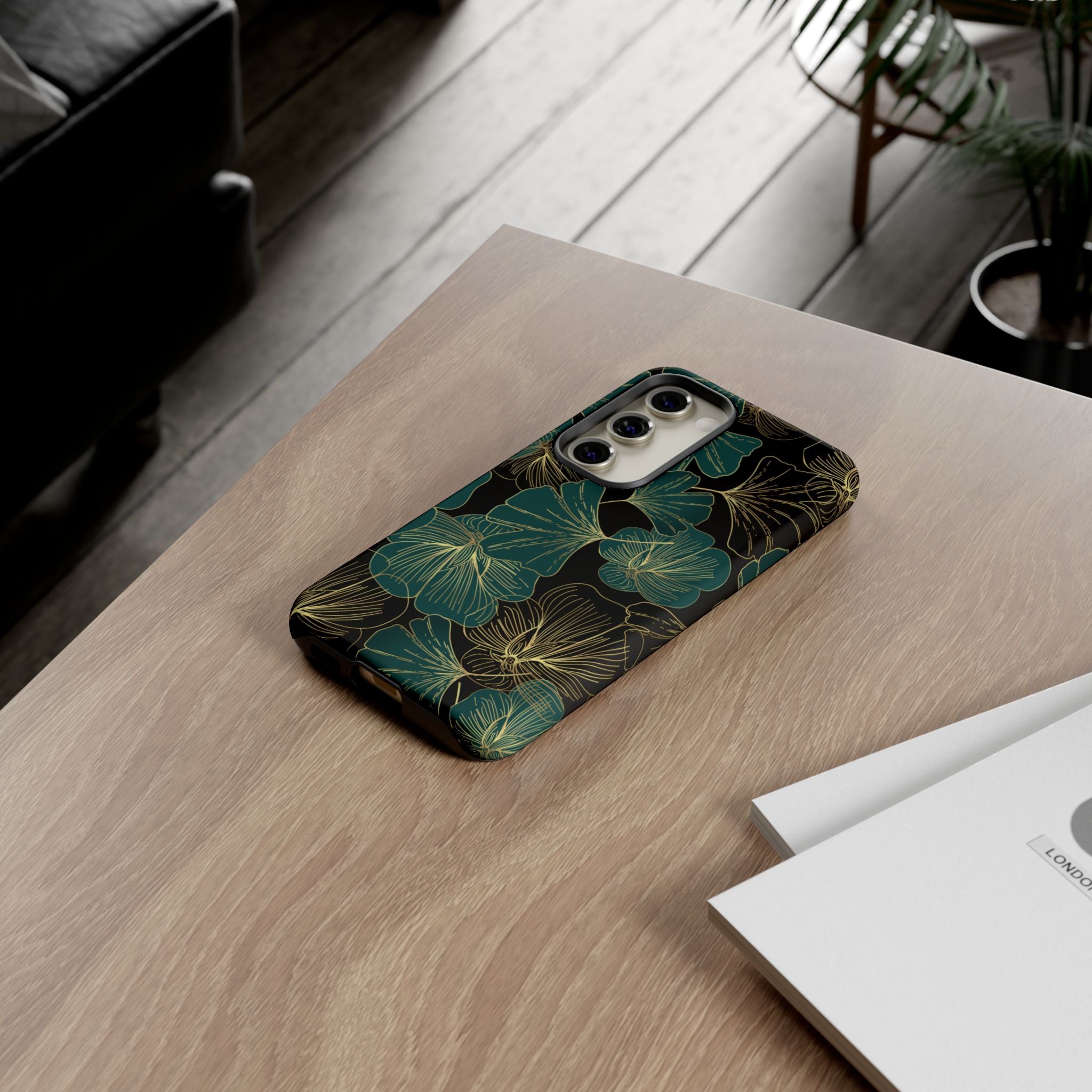 Floral Phone Case - Tough Cases, Protective Cover, Stylish Accessory, Gift for Her, Nature-Inspired Design