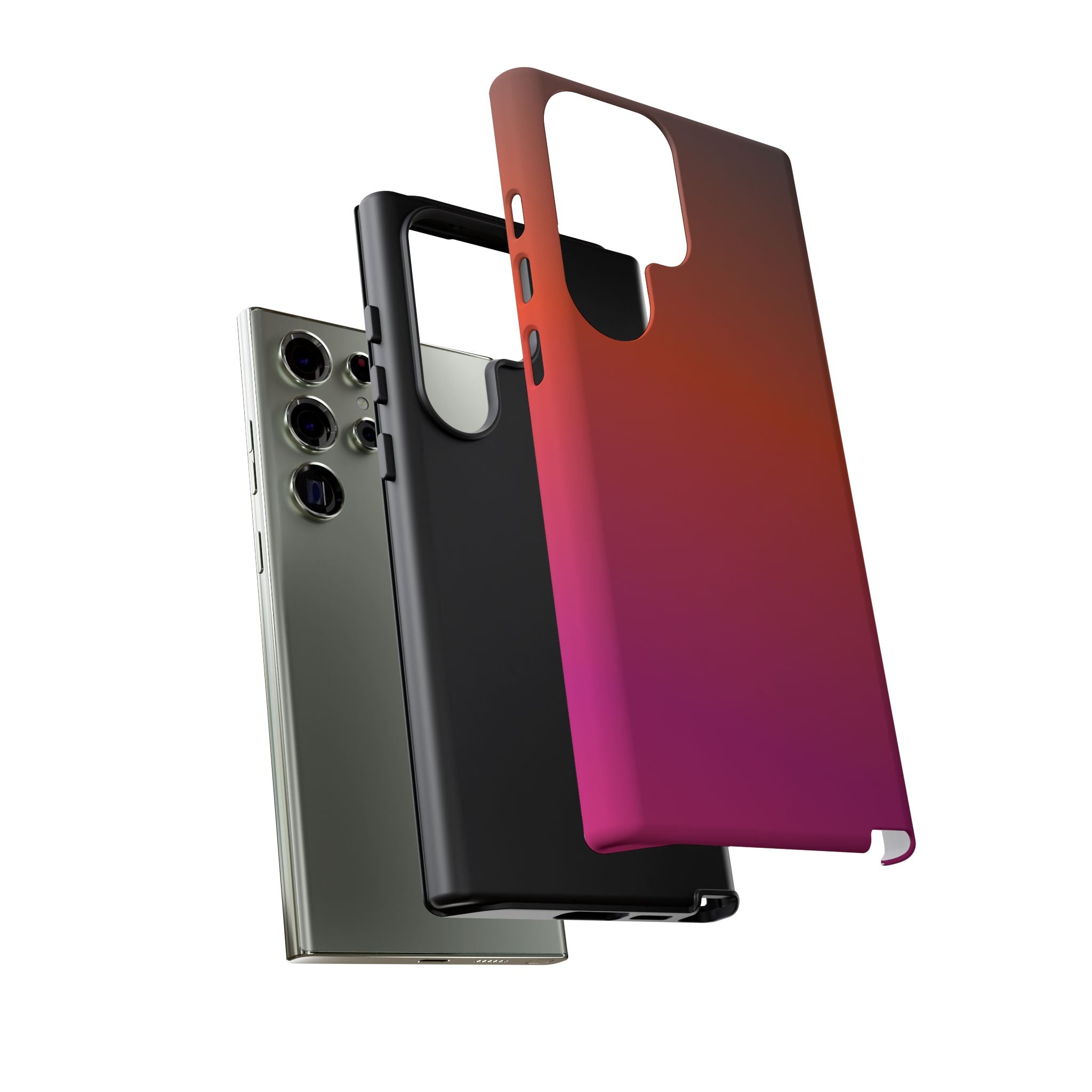 Gradient Phone Case, Custom Tough Case, Durable Phone Accessory, Vibrant Design, Gift for Tech Lovers, Birthday and Holiday Present