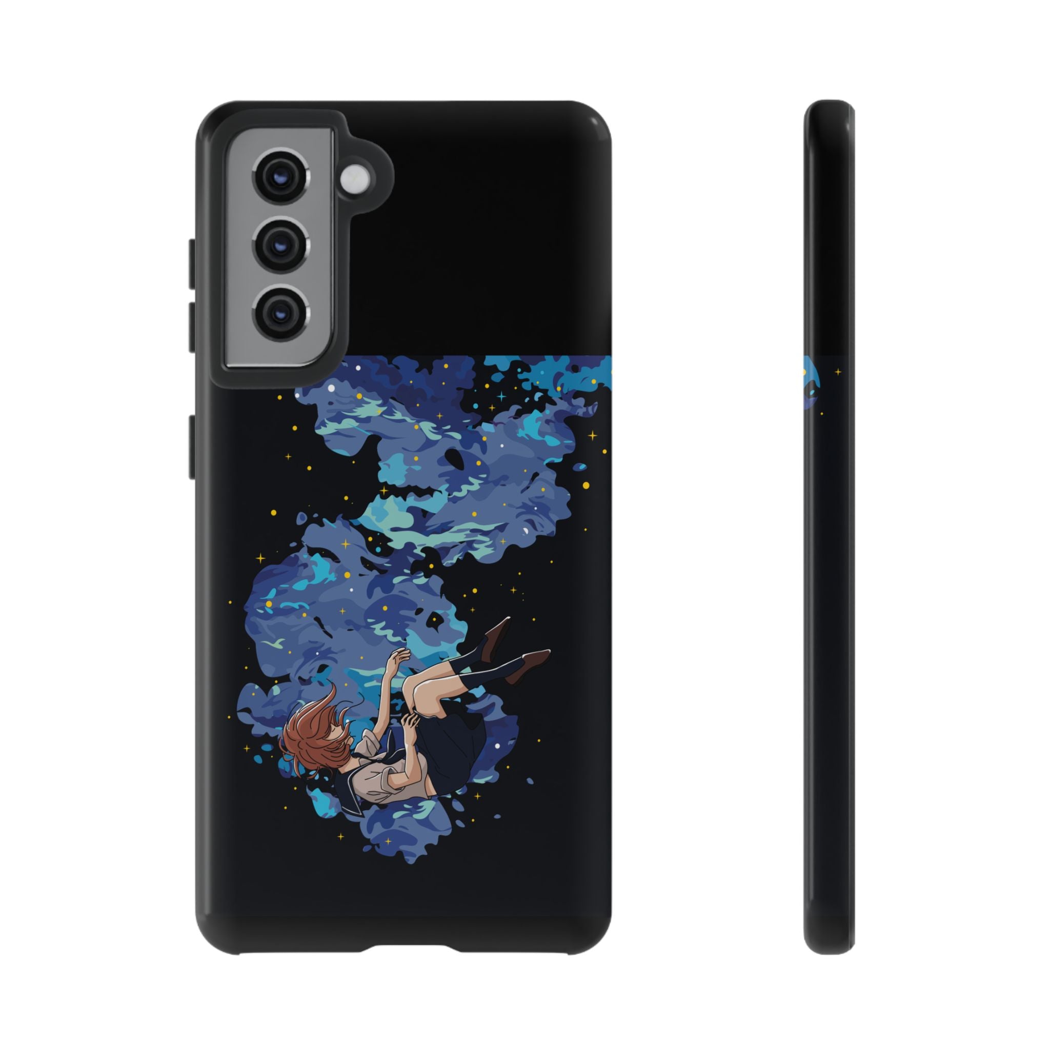 Tough Cases Phone Case - Artistic Galaxy Design, Cute Sleeve for Teens, Gift for Students, Unique Mobile Accessory, Trendy Tech Protection