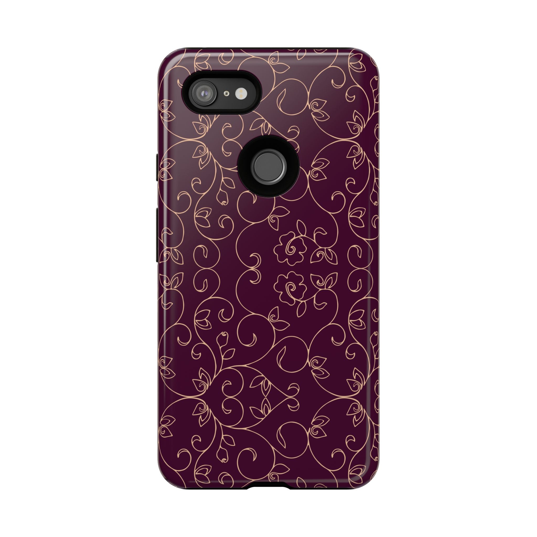Elegant Floral Phone Case | Durable Mobile Cover, Gift for Her, Floral Design, Stylish Accessory, Phone Protection