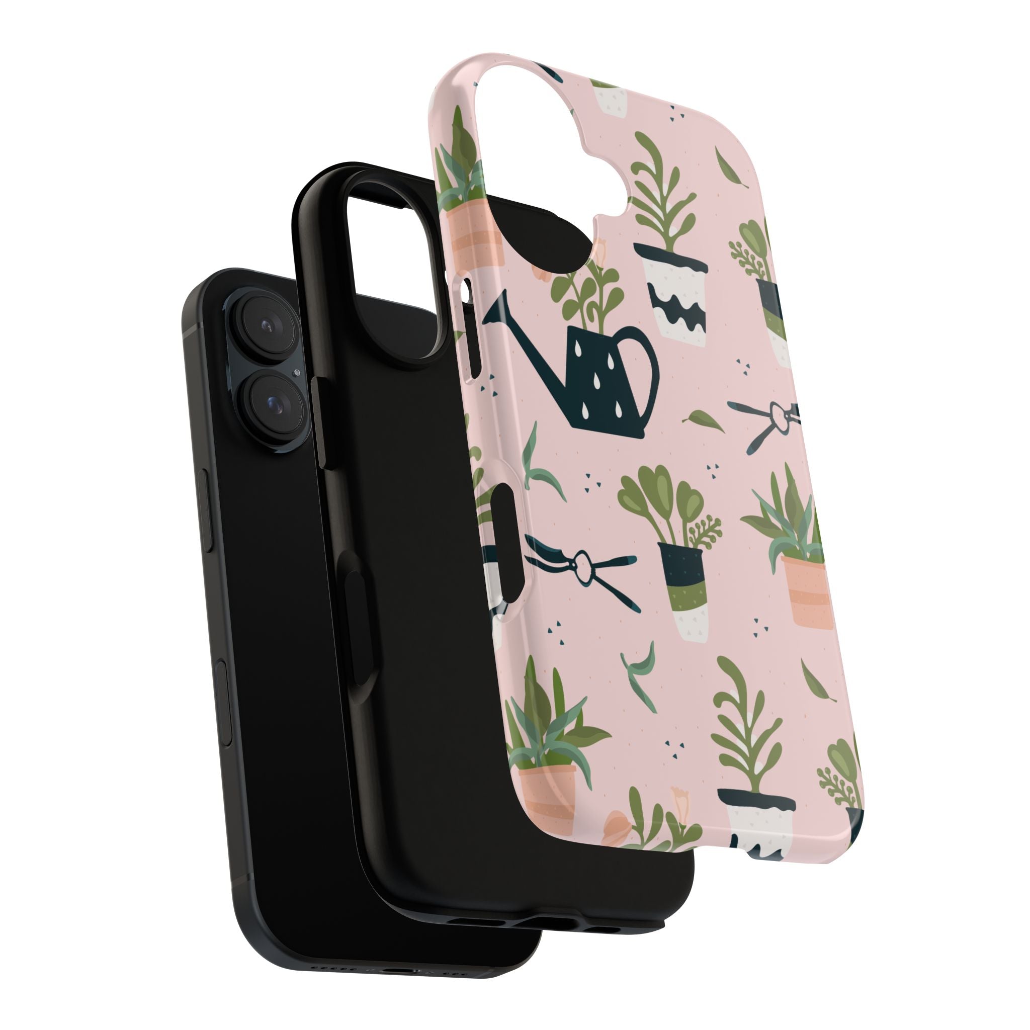 Floral Phone Case, Cute Plant Lover Case, Gift for Gardeners, Phone Cover, Green Thumb Accessories, Mother's Day Gift