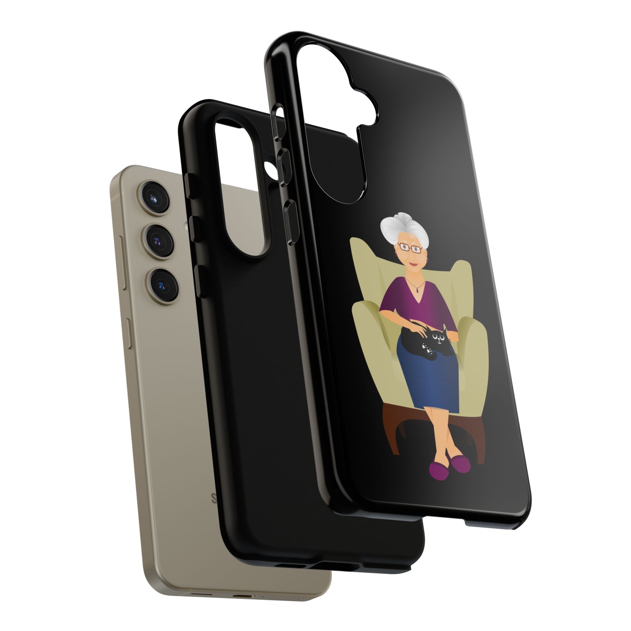 Grandma Phone Case, Tough Phone Cover for Grandparents, Durable Case for Seniors, Unique Gift for Grandmother, Personalized Tech Accessory