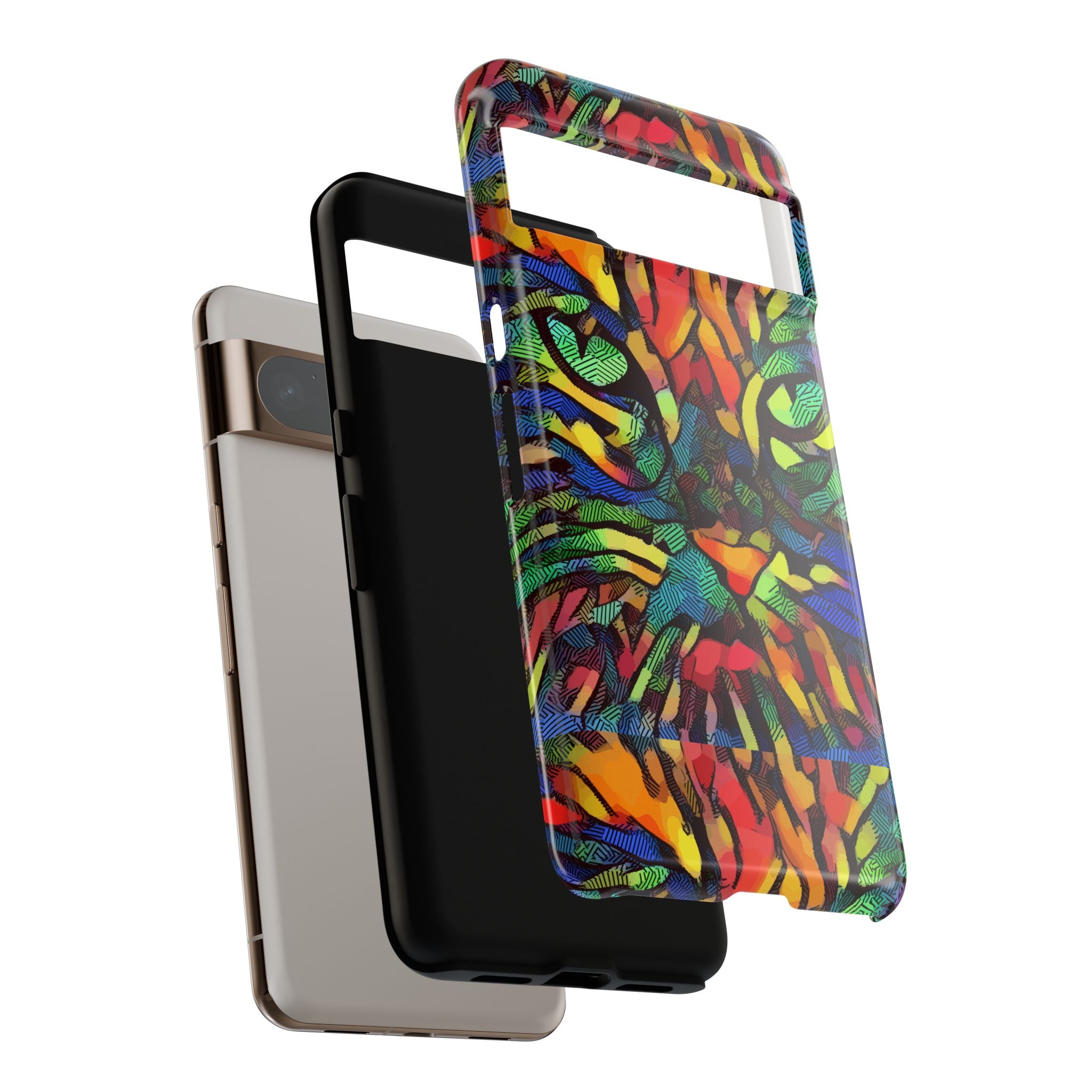 Colorful Phone Cases for Vibrant Style - Tough Cases, Unique Gifts, Animal Print, Artistic Design, Phone Accessories, Eco-Friendly