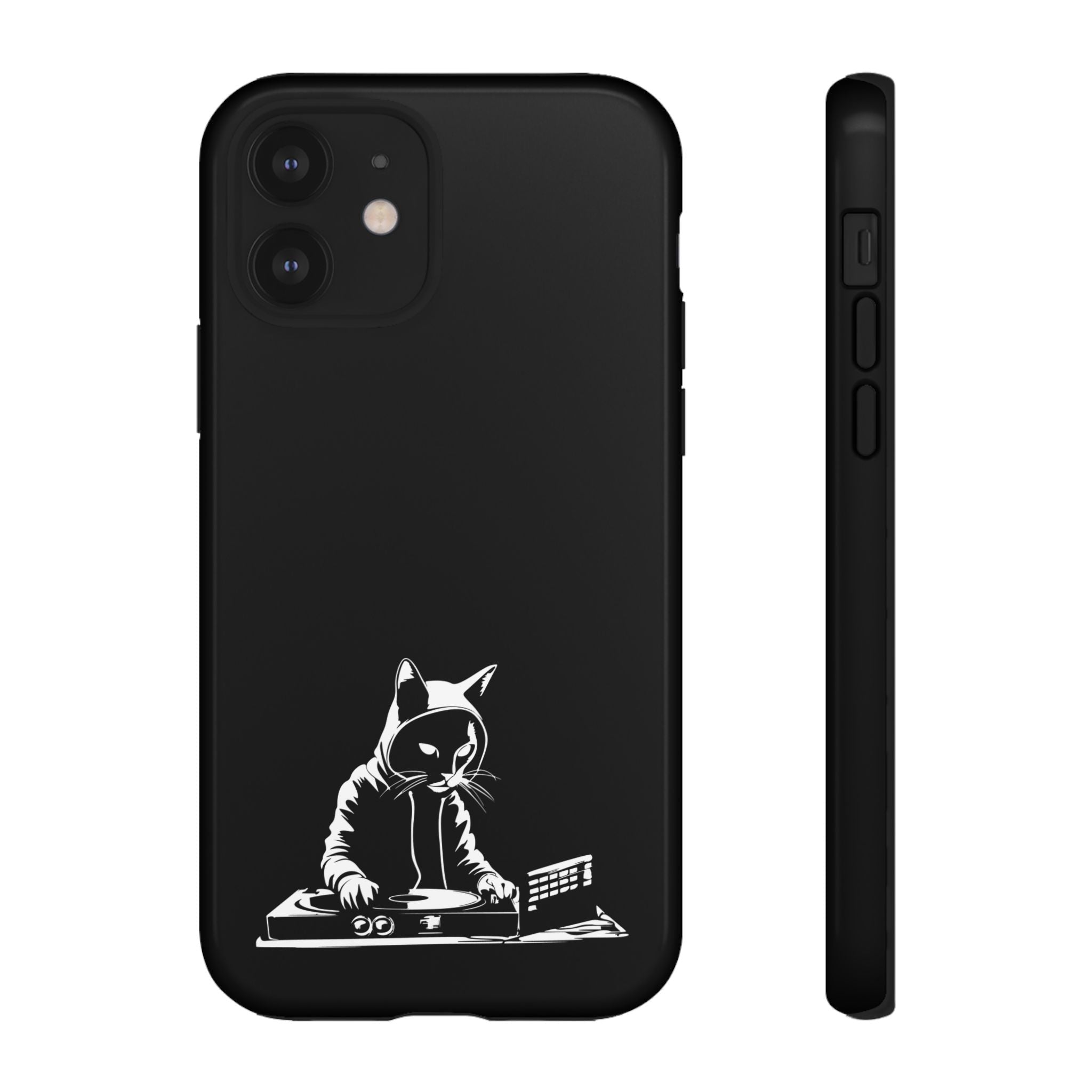 Cat DJ Phone Case | Stylish Tough Cases for Music Lovers, Gift for Cat Owners, Unique Phone Accessory, Cool Tech Gear