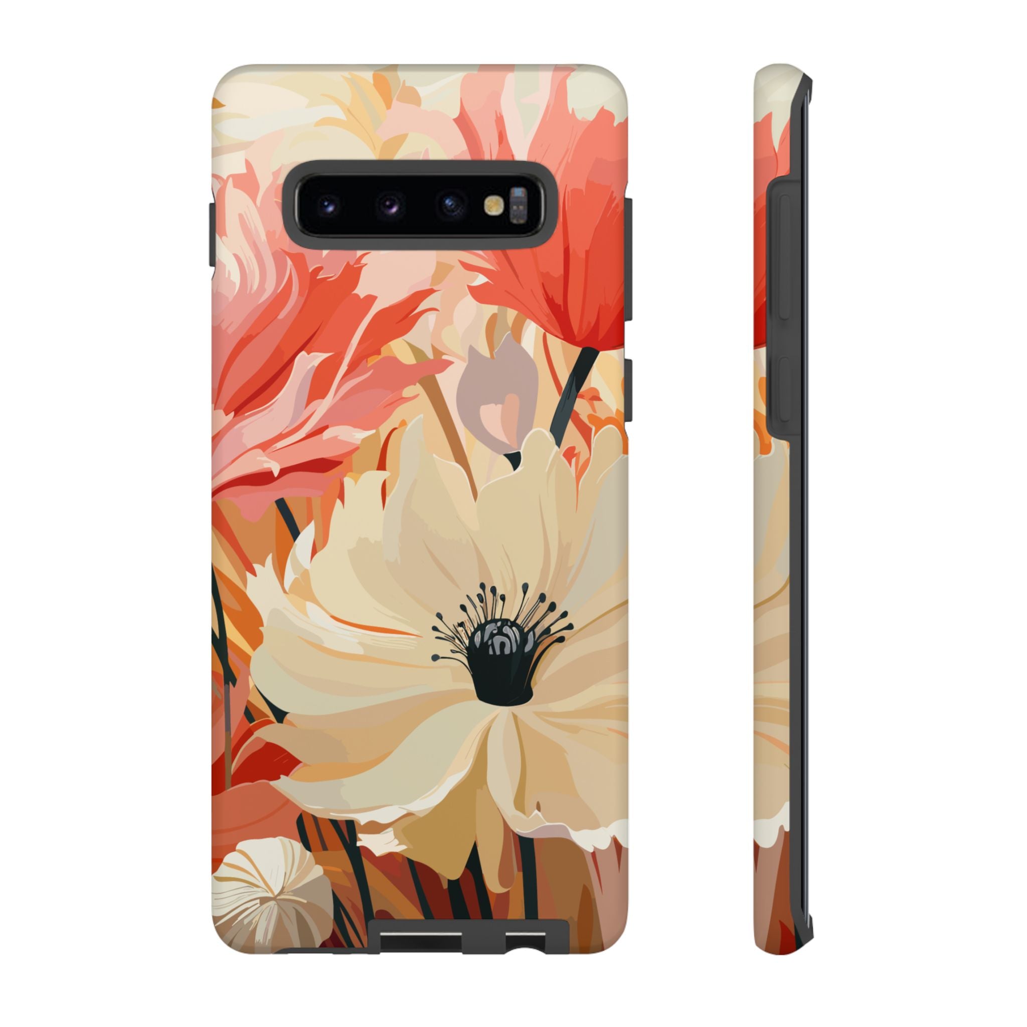 Floral Phone Case, Tough Protective Cover for Floral Lovers, Perfect Gift for Friends, Spring Celebration, Art Lovers Gift