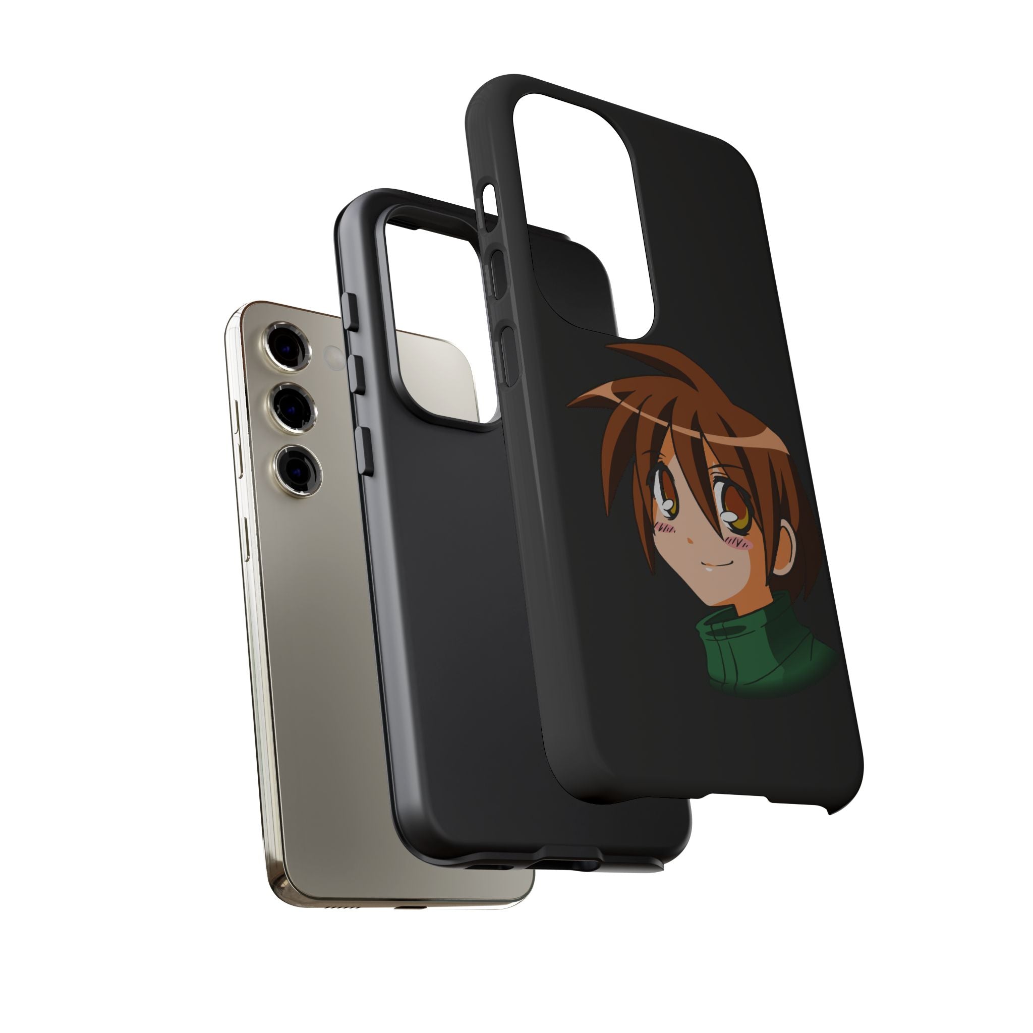 Anime Character Phone Case, Cute Phone Cover, Tough Cases for Teens, Customizable Gift, Geeky Accessories