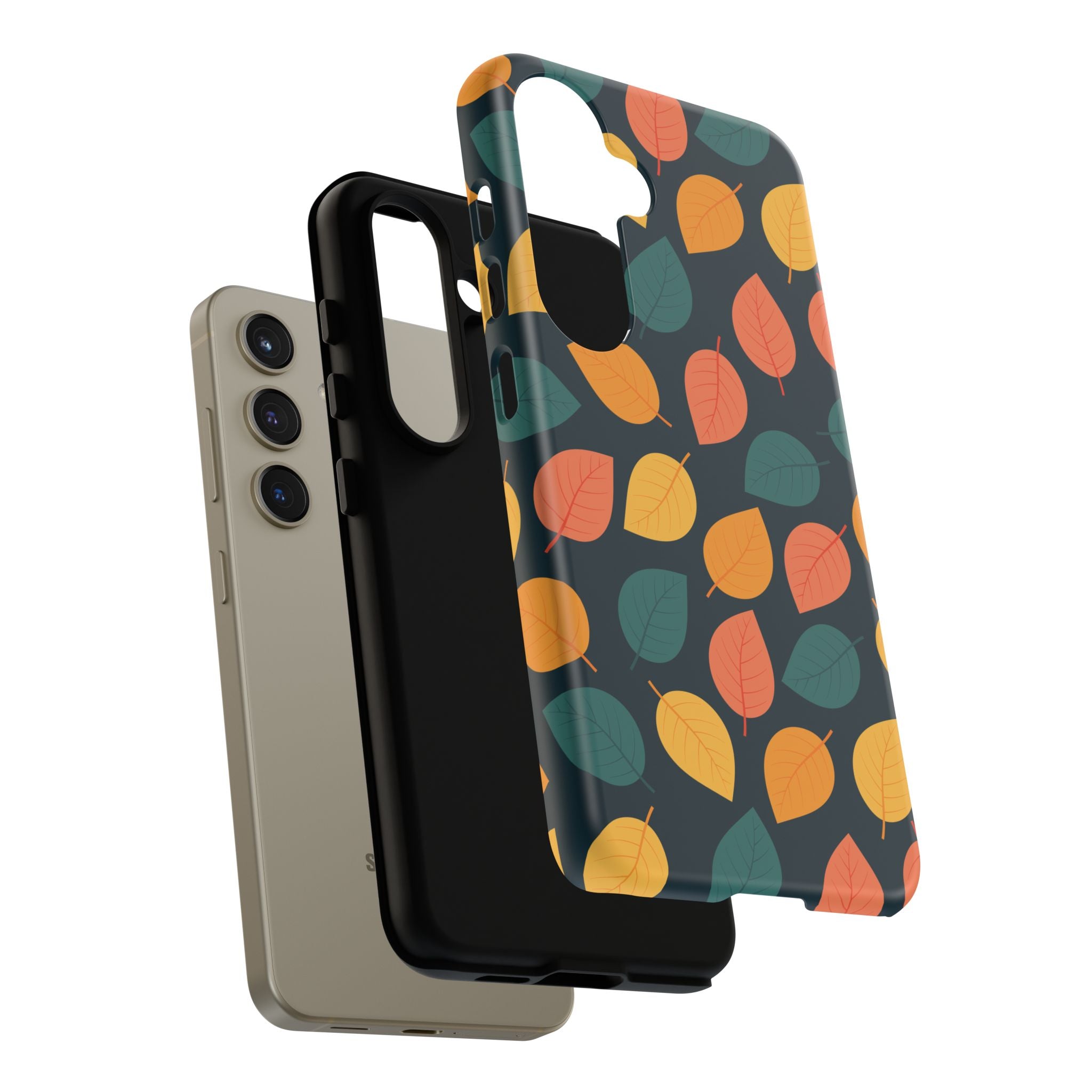 Autumn Leaves Phone Case - Protective Cell Phone Cover, Fall Aesthetic, Nature Lover Gift, Seasonal Accessories, Eco-Friendly Case