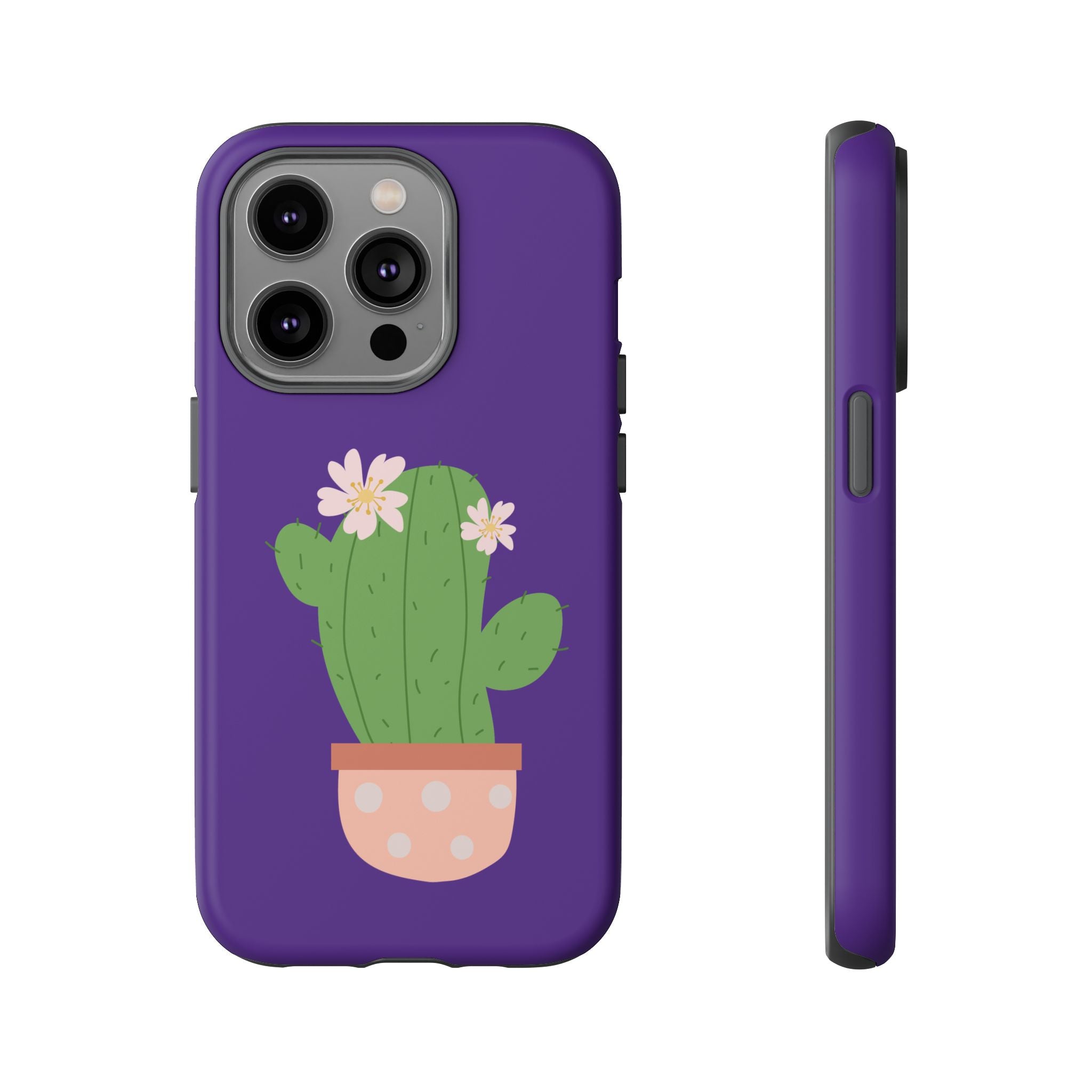 Cactus Phone Case, Tough Cases, Cute Floral, Trending Design, Unique Gift, Phone Accessories, Summer Vibe, Nature Lover