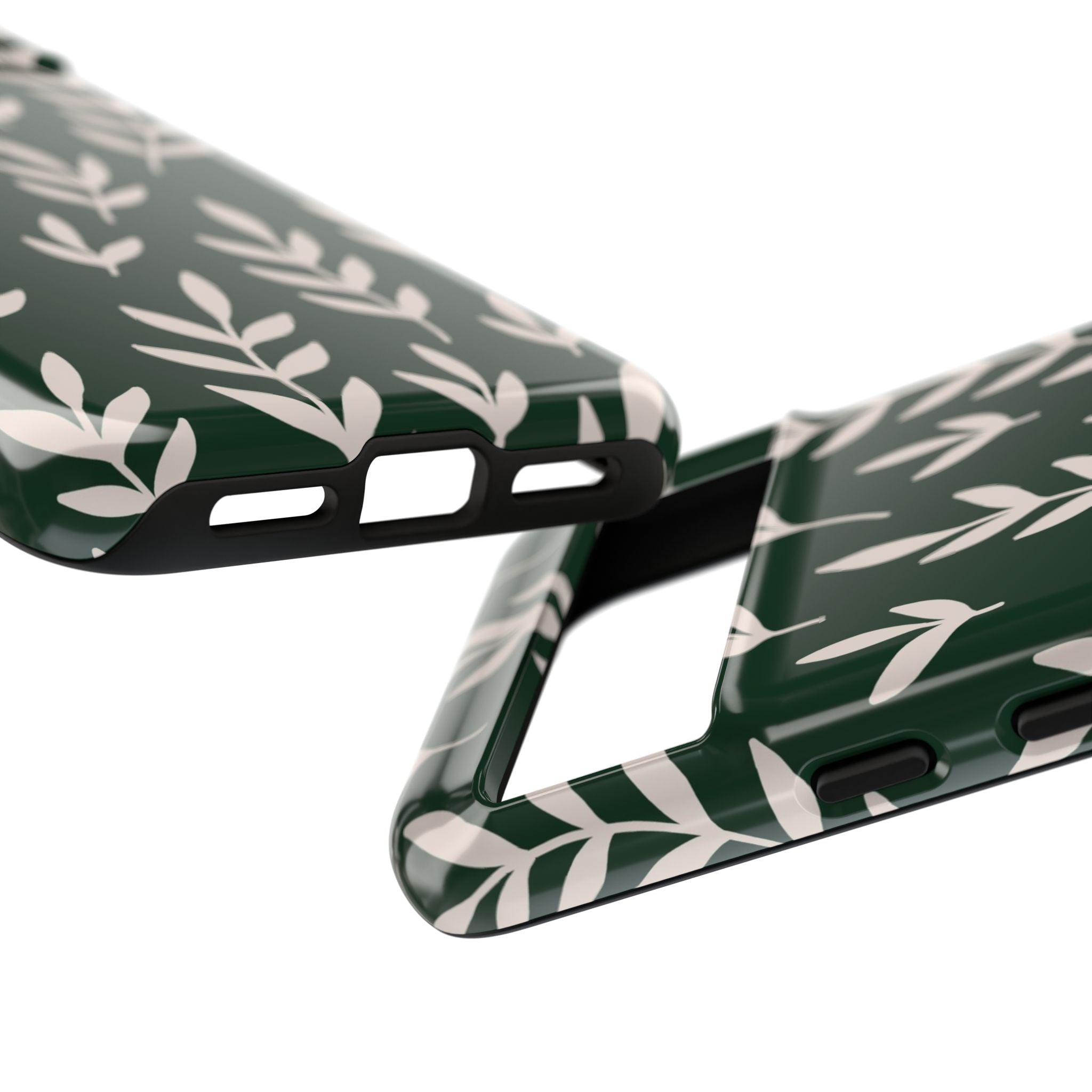 Leafy Phone Case, Tough Cases for Nature Lovers, Green Leaf Design, Eco-Friendly, Stylish Mobile Cover, Gift for Her