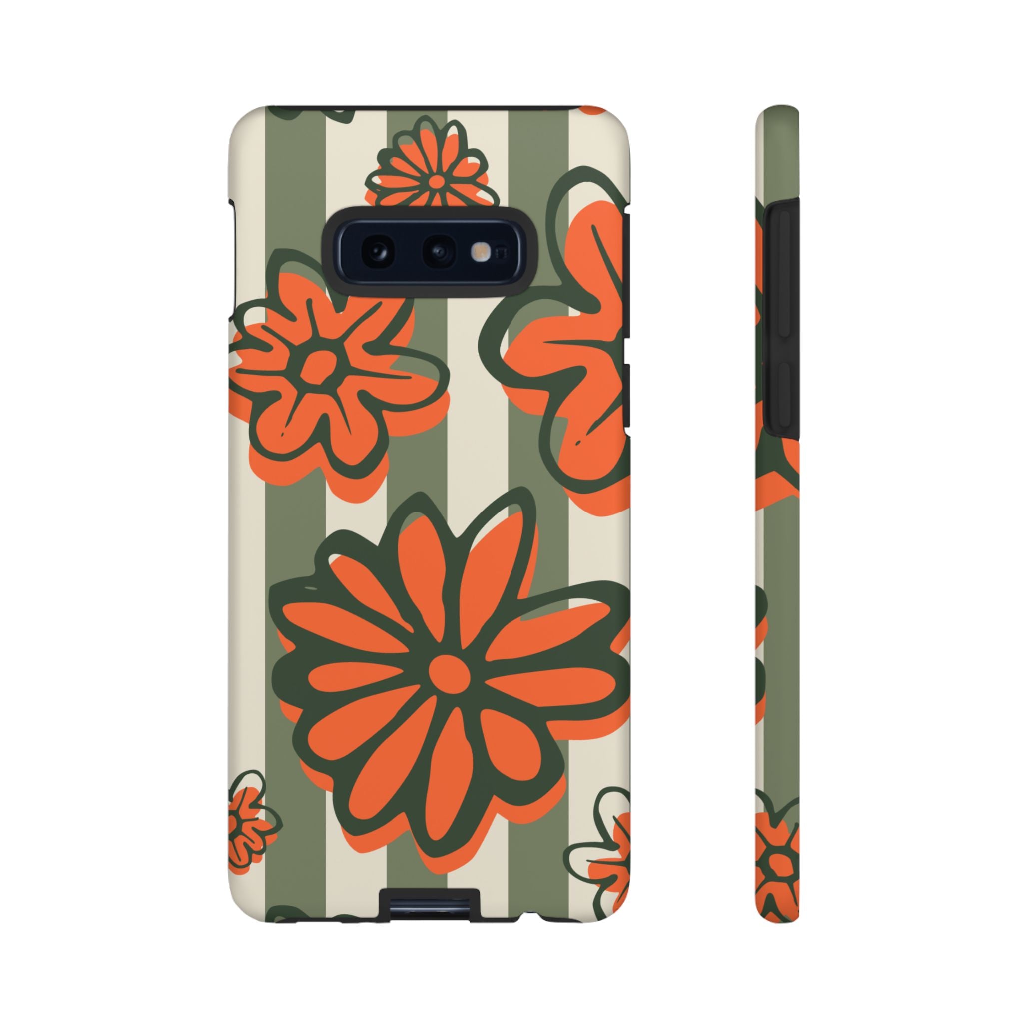 Floral Tough Phone Case - Trendy Protector for Pet Lovers, Super Cute Gift, Floral Design, Stylish Phone Cover, Unique Accessory