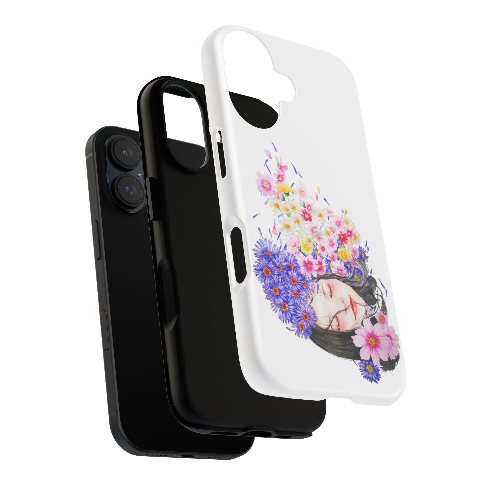 Floral Phone Case | Tough Cases | Cute Floral Design, Gift for Her, Spring Accessory, Mother's Day Gift, Stylish Protection