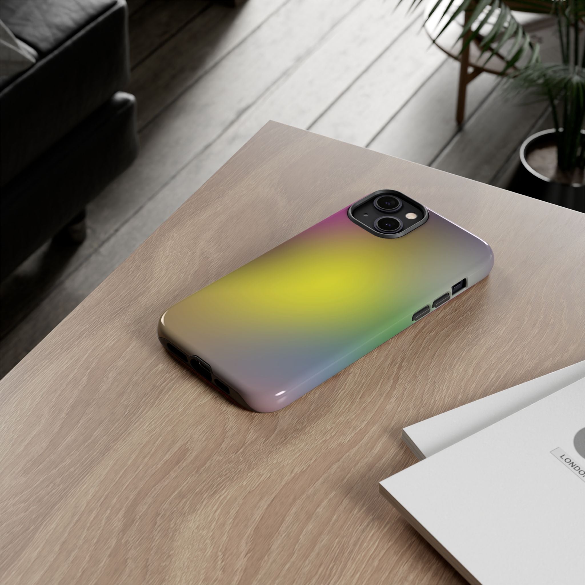 Colorful Tough Phone Case, Stylish Slim Cover, Durable Mobile Protection, Trendy Gift for Tech Lovers, Vibrant Phone Accessory