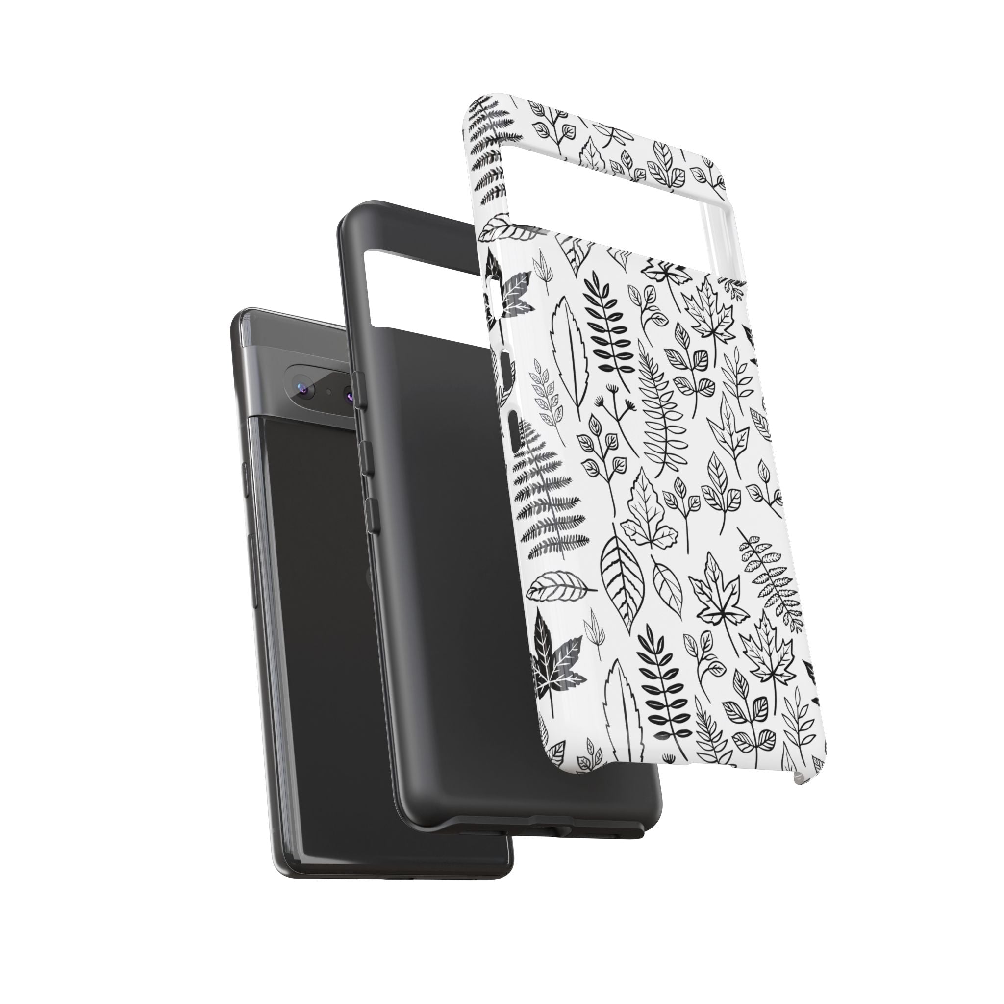 Stylish Phone Case for Nature Lovers, Botanical Design, Gift for Her, Fall Accessories, Customizable Tech Gear